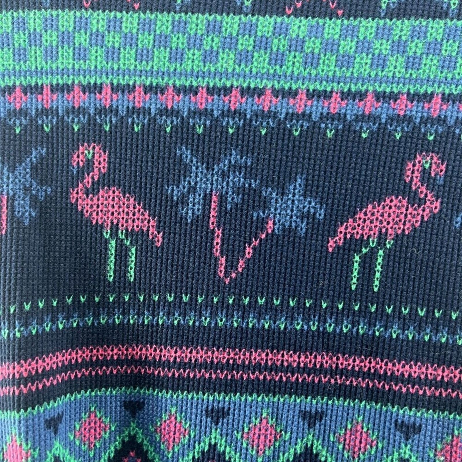 Chubbies Chubbies The Snowbirds Flamingo Waffle Sleep Shirt Blue Pink Size US L / EU 52-54 / 3 - 2 Thumbnail