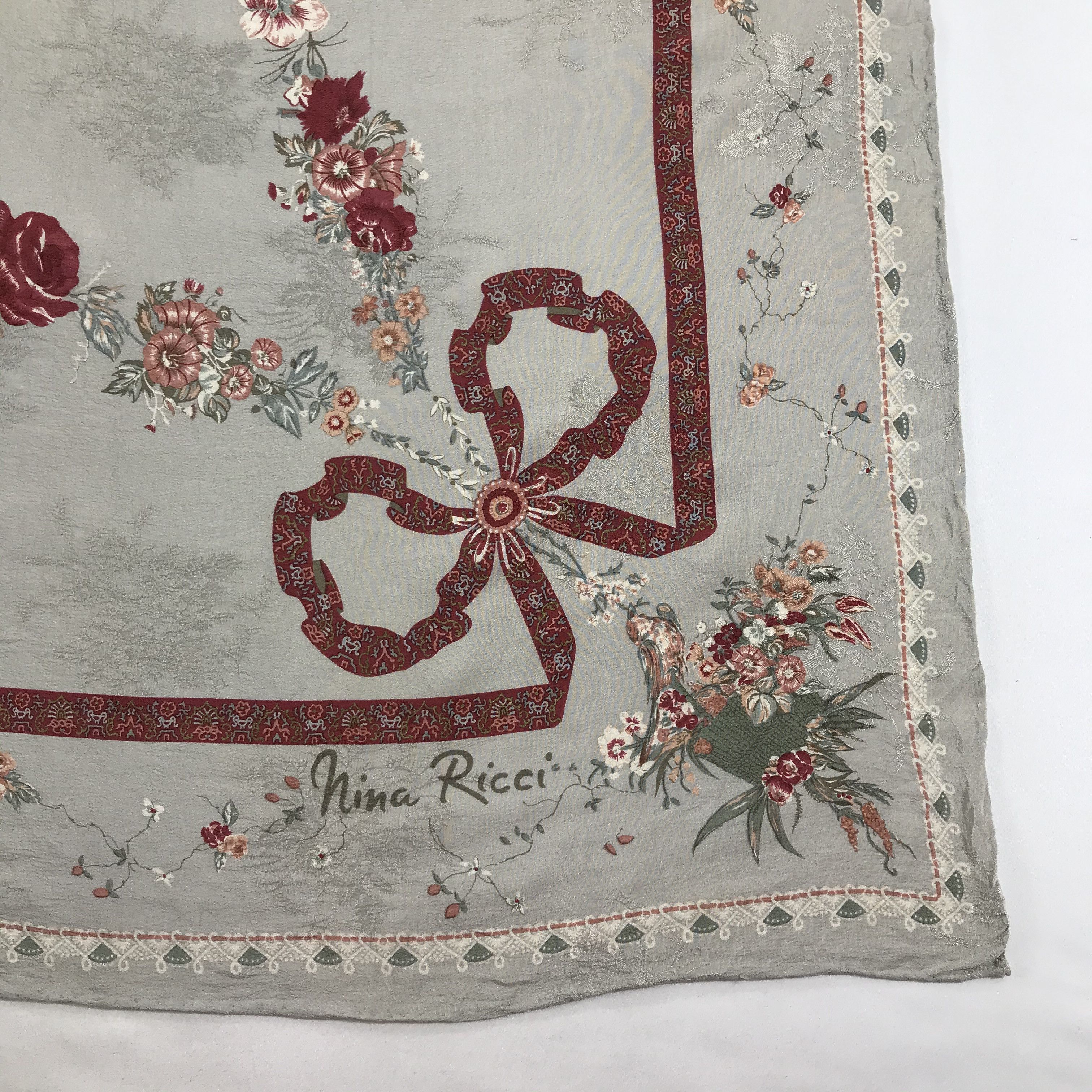 Nina Ricci Vintage Nina Ricci Silk Scarf Size ONE SIZE - 4 Thumbnail