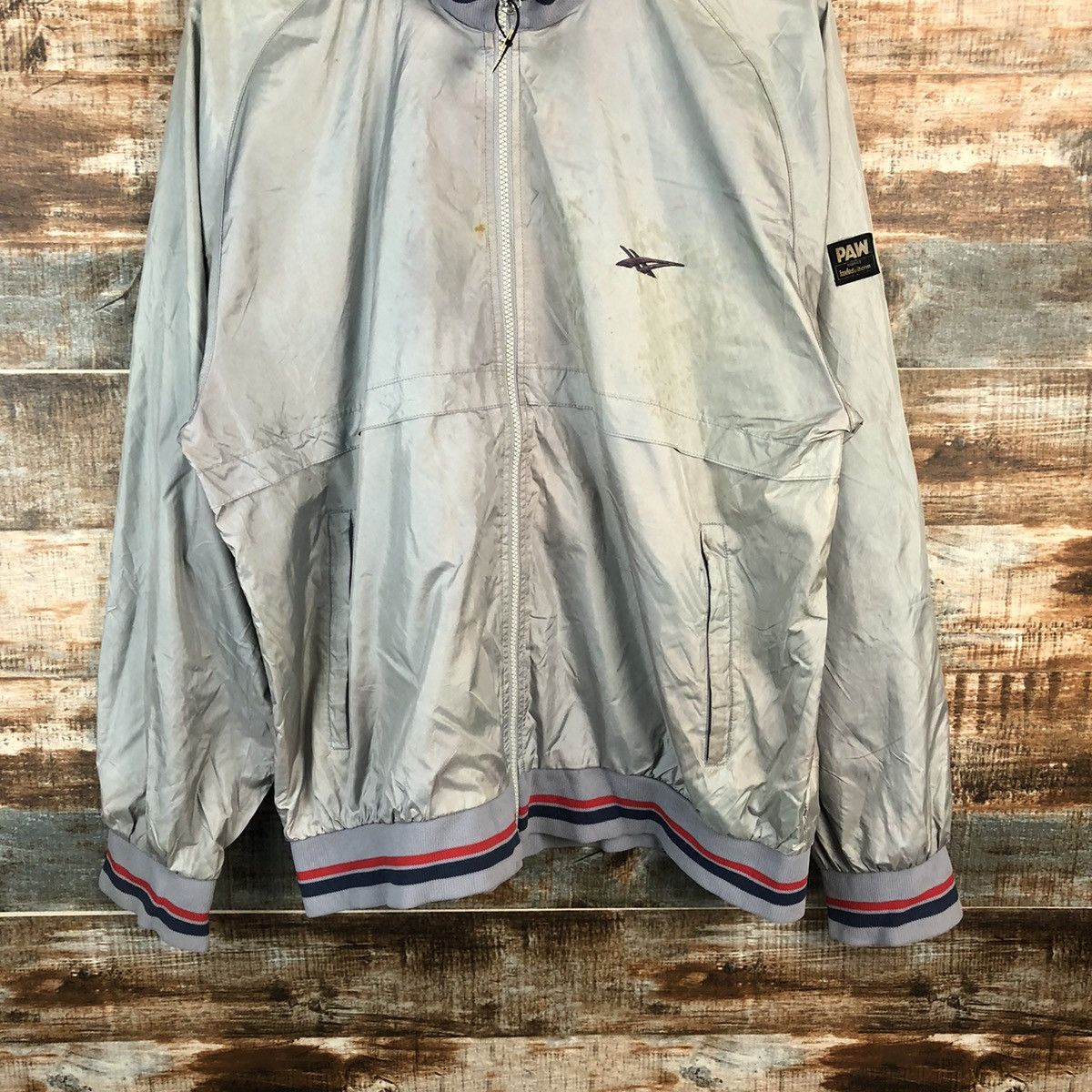 Asics Asics made in japan vintage Grey Sweater #A1958 Size US L / EU 52-54 / 3 - 3 Thumbnail