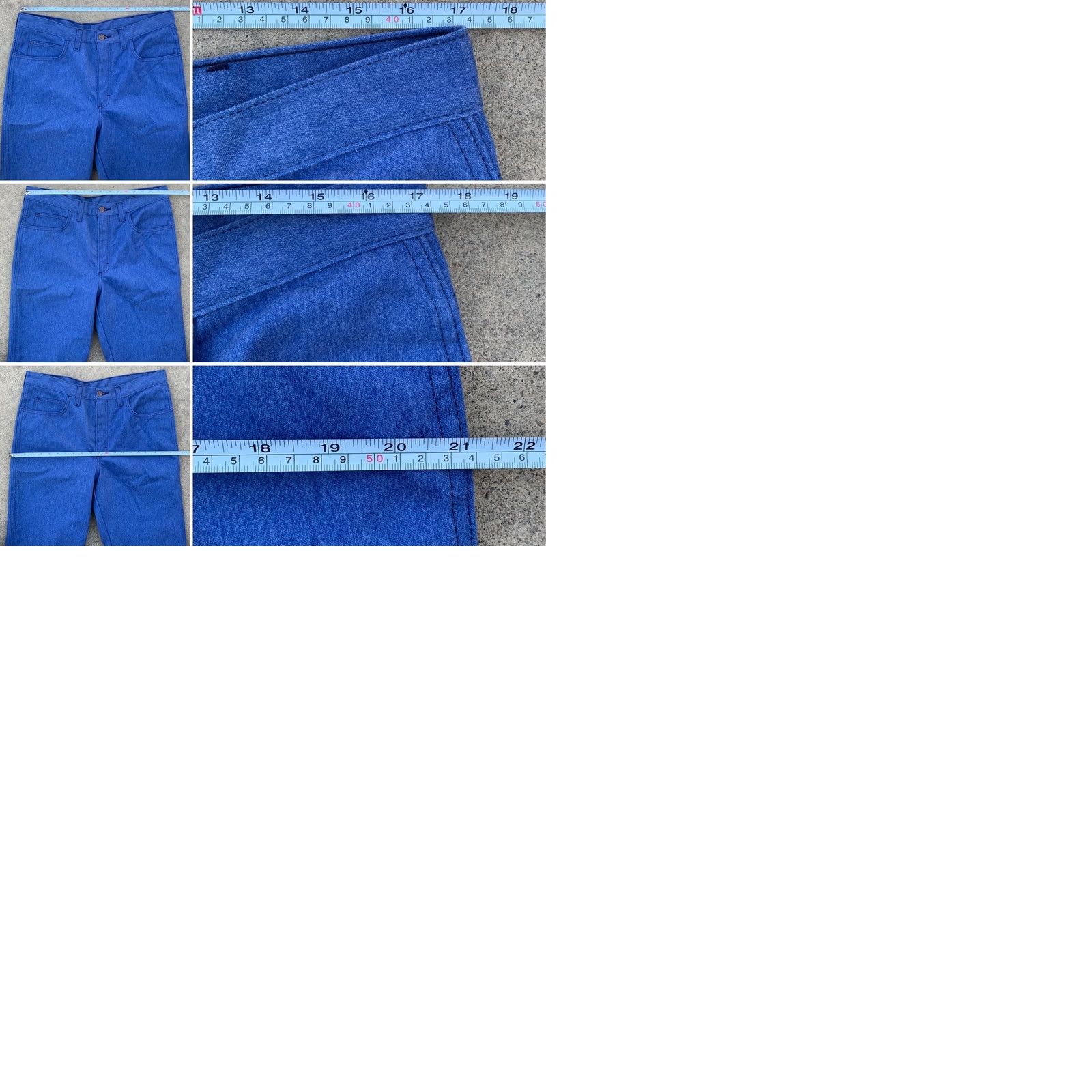Vintage VINTAGE Sheplers Jeans Pants Western Cowboy Style 014070-82 Size 38 Cut 1951 37” Waist Blue Rockabilly Mens Jeans Size US 37 - 9 Thumbnail