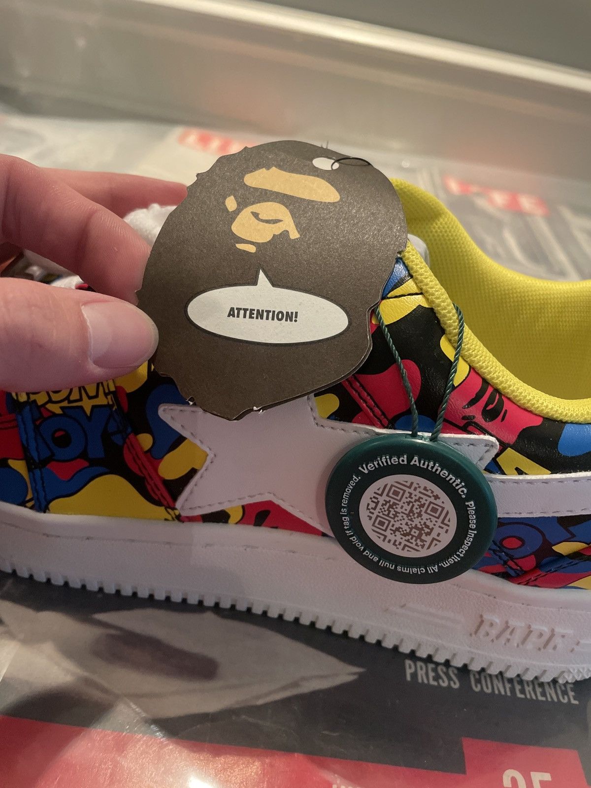 Bape Bapesta x Medicom Size US 10.5 / EU 43-44 - 15 Thumbnail