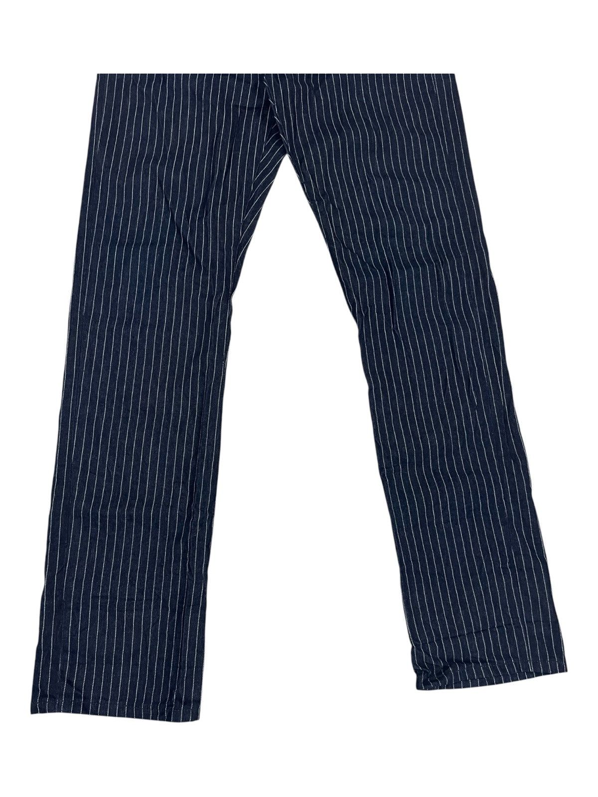 Indigo × Japanese Brand × Sugar Cane 🇯🇵 Made Indigo Wabash Buckle Back Denim Jeans Navy Produce Size US 31 - 6 Thumbnail