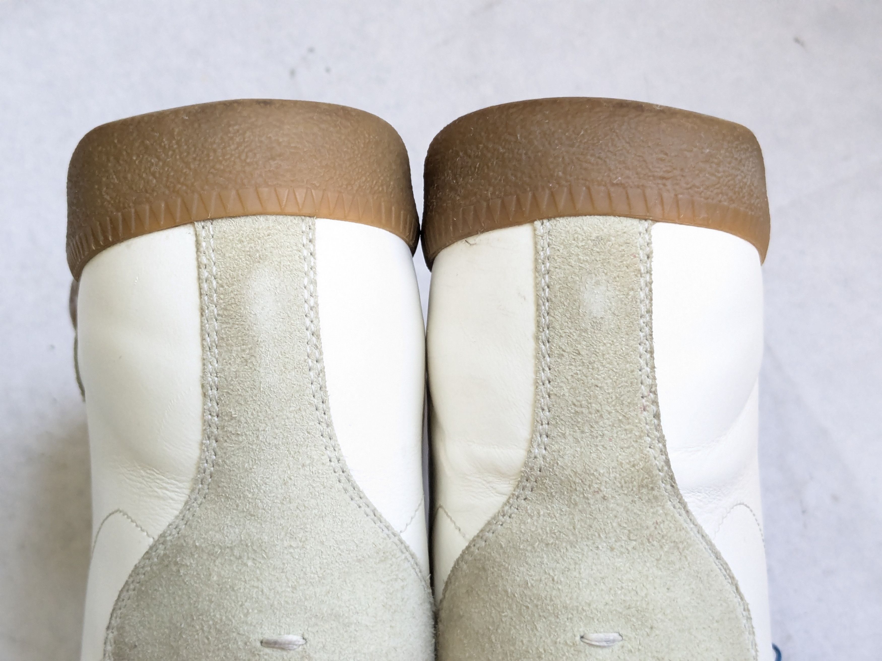 Maison Margiela Maison Margiela Replica GAT White Gray 10 43 High Tops Size US 10 / EU 43 - 13 Thumbnail