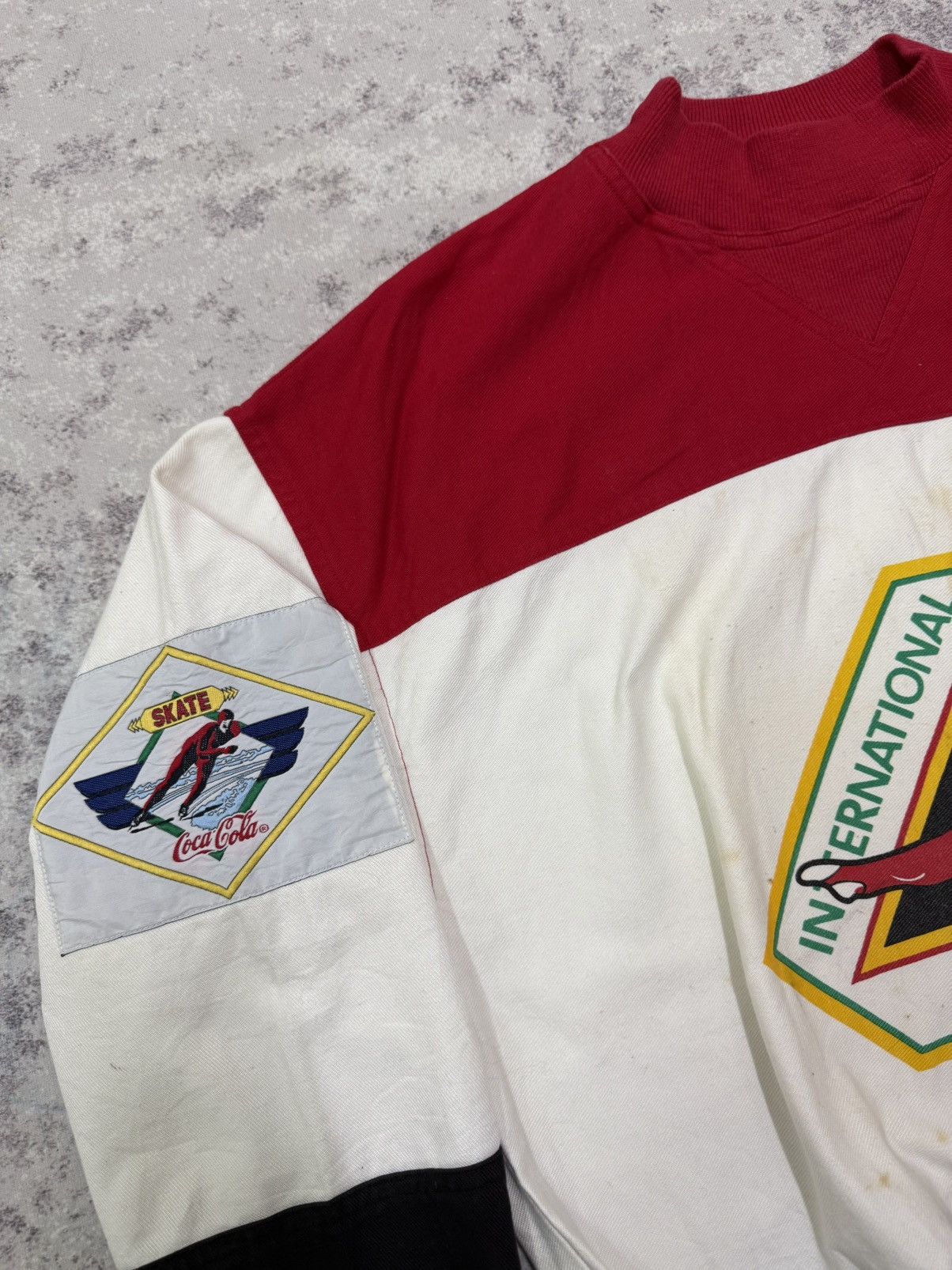 Coca Cola Vintage 80s Coke international Gymnastic Sweatshirt Size US M / EU 48-50 / 2 - 4 Thumbnail