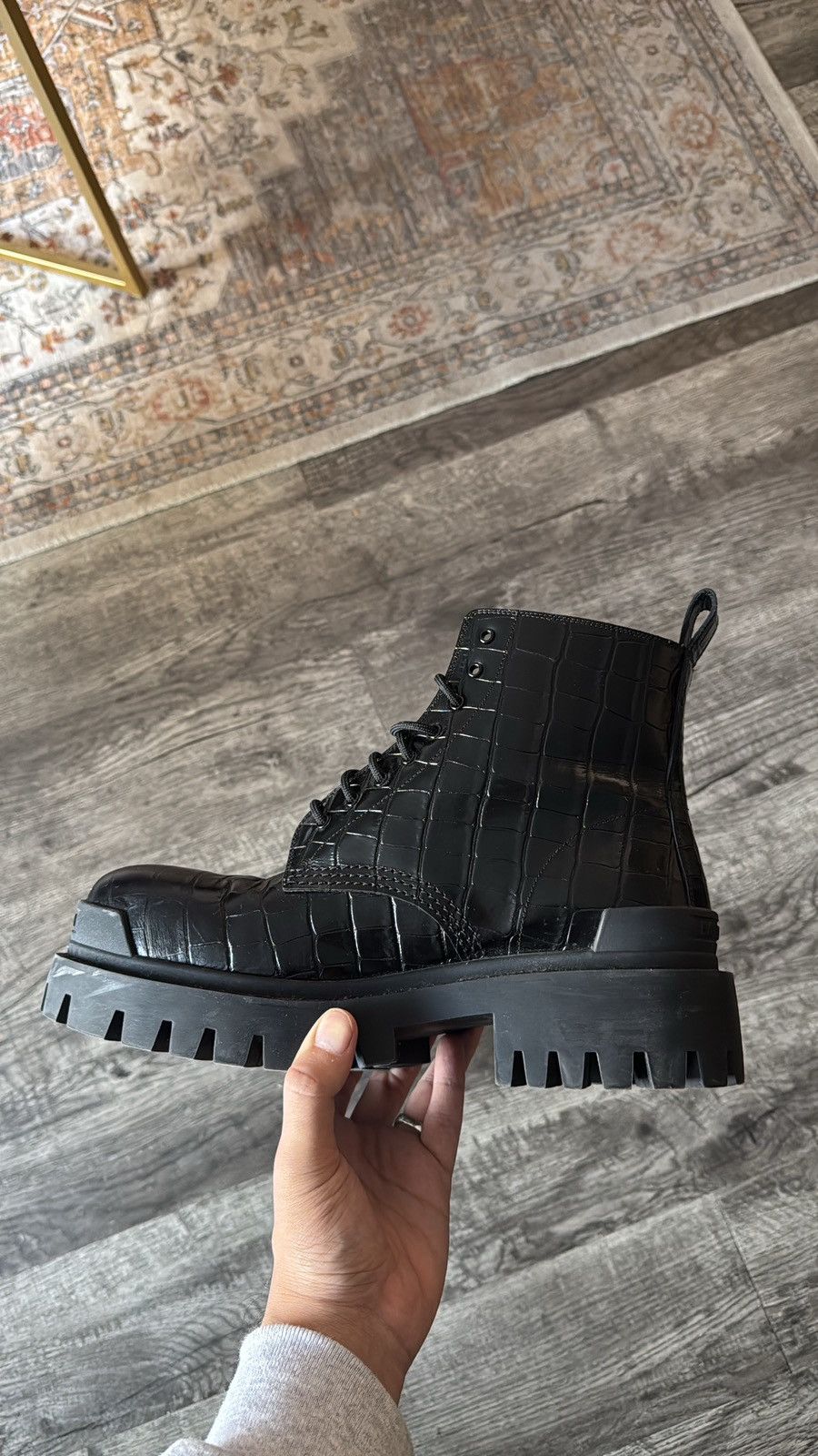 Balenciaga Balenciaga Strike Boots Croc Size US 10 / EU 43 - 4 Thumbnail