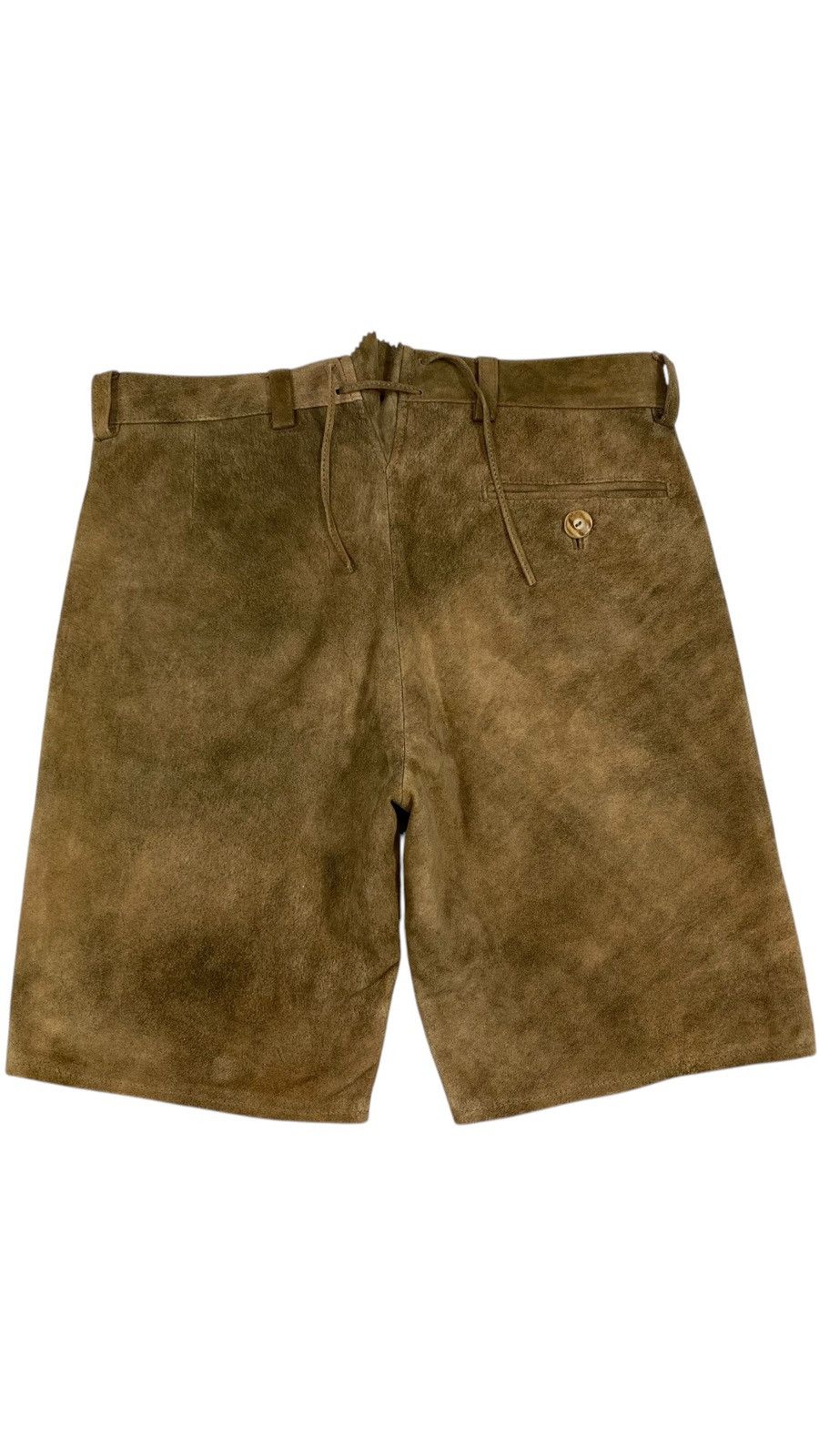 Genuine Leather 🔥LASTDROP🔥 Leather Spieth Wensky Traditional Leather Shorts Size 31" - 2 Thumbnail