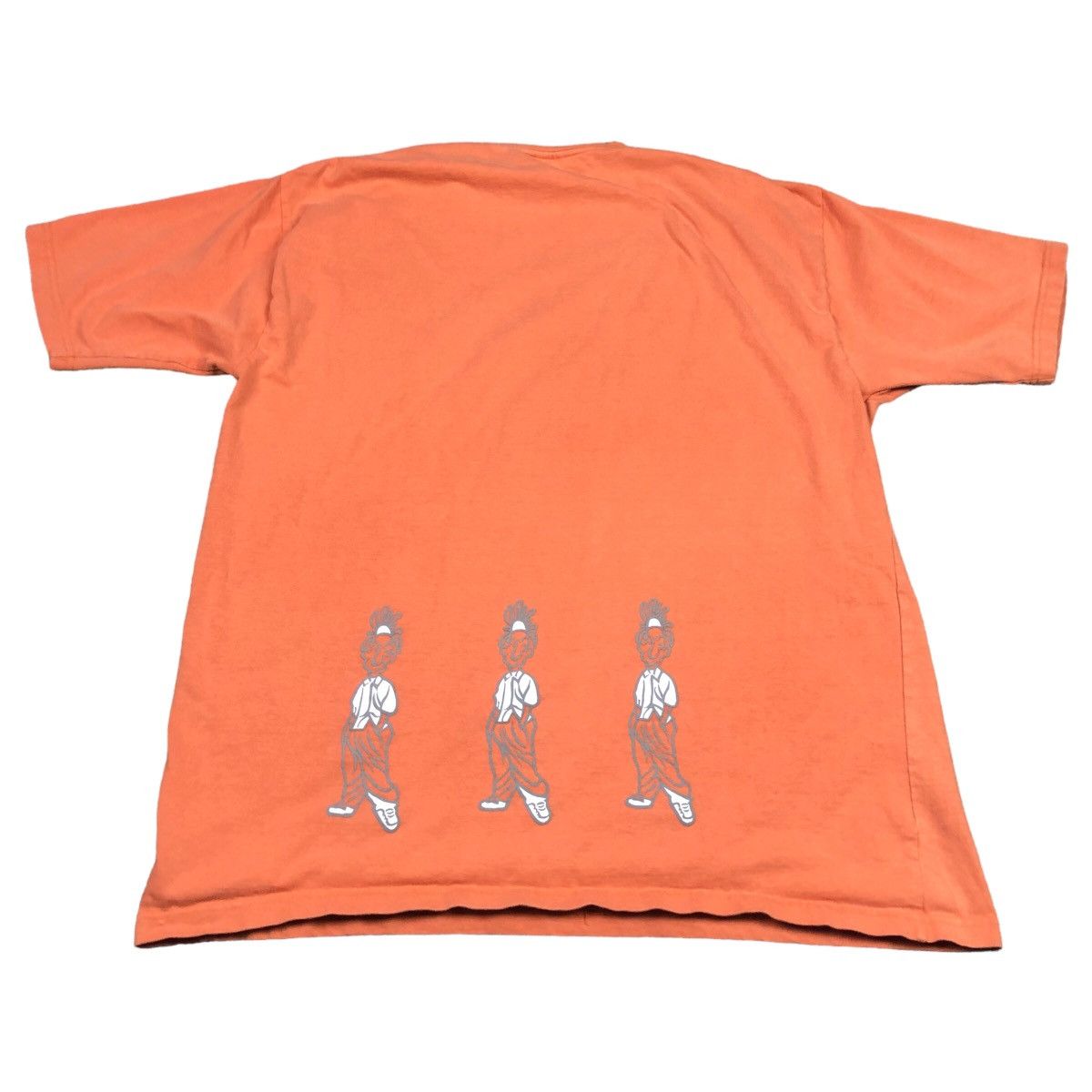 Vintage Canopy CNYC Urban Wear Cartoon Y2K Orange Shirt Adult XL Size US XL / EU 56 / 4 - 4 Thumbnail