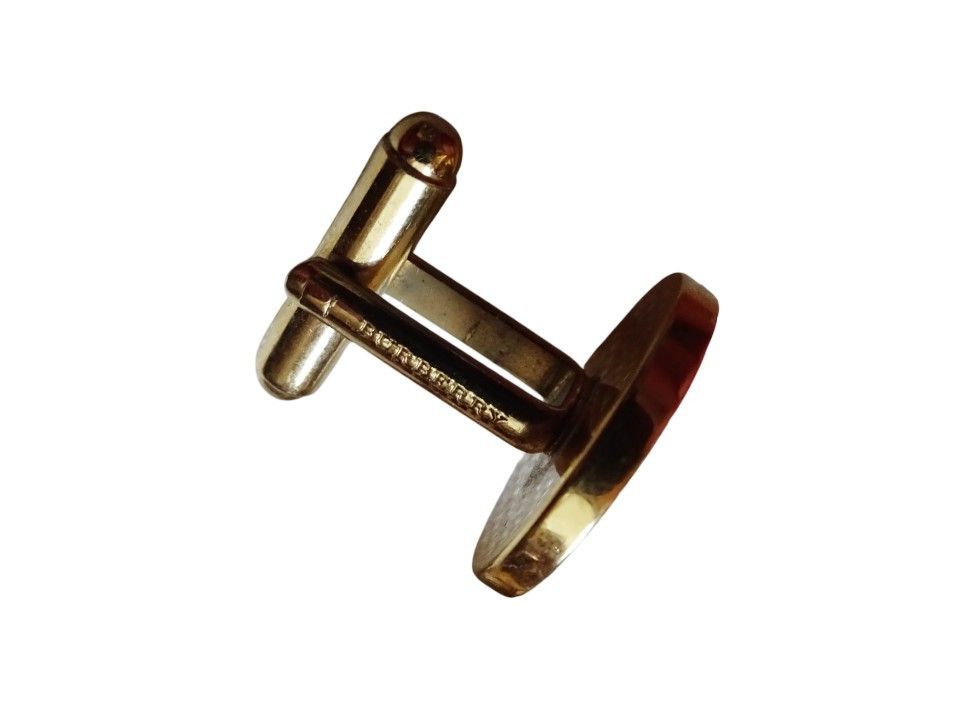 Burberry BURBERRY LOGO ENGRAVED CUFFLINKS Size ONE SIZE - 2 Thumbnail