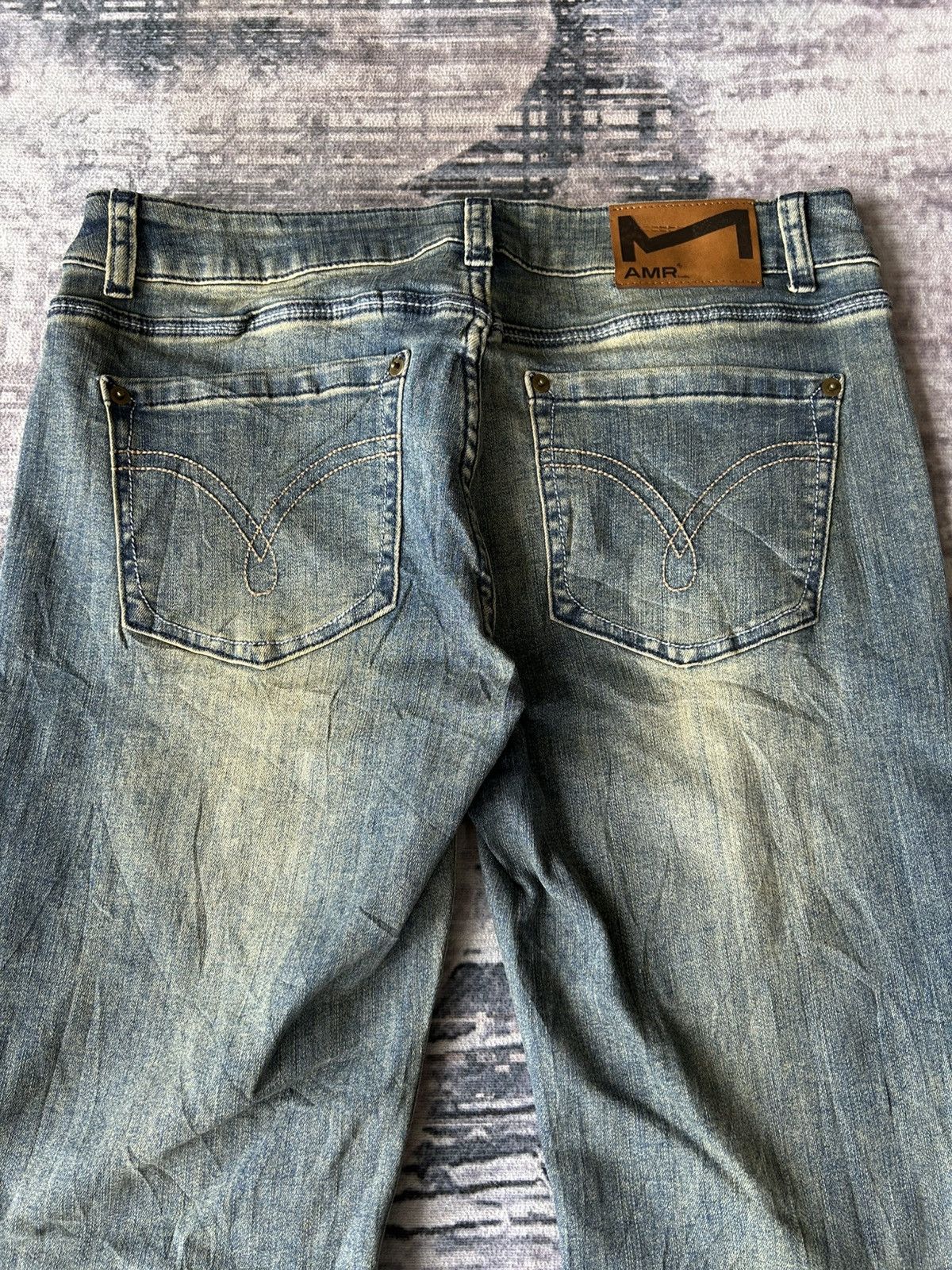 Tornado Mart Y2K Super Flared Amr Jeans Size US 31 - 8 Thumbnail