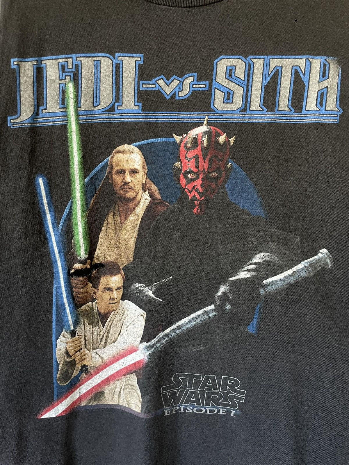 Star Wars Vintage 90s Star Wars Jedi VS Sith Ep 1 tee Size US XL / EU 56 / 4 - 5 Thumbnail