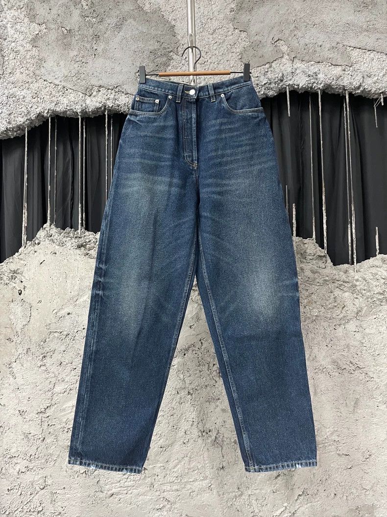 Prada Prada Metallic triangle jeans 2502-Nextarrow Size US 26 / EU 42 - 1 Thumbnail