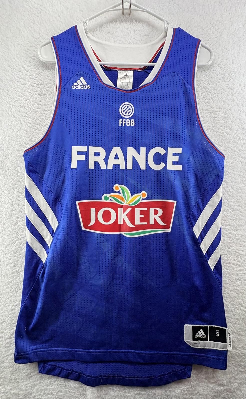 Adidas France National Team FFBB Basketball Jersey 2015