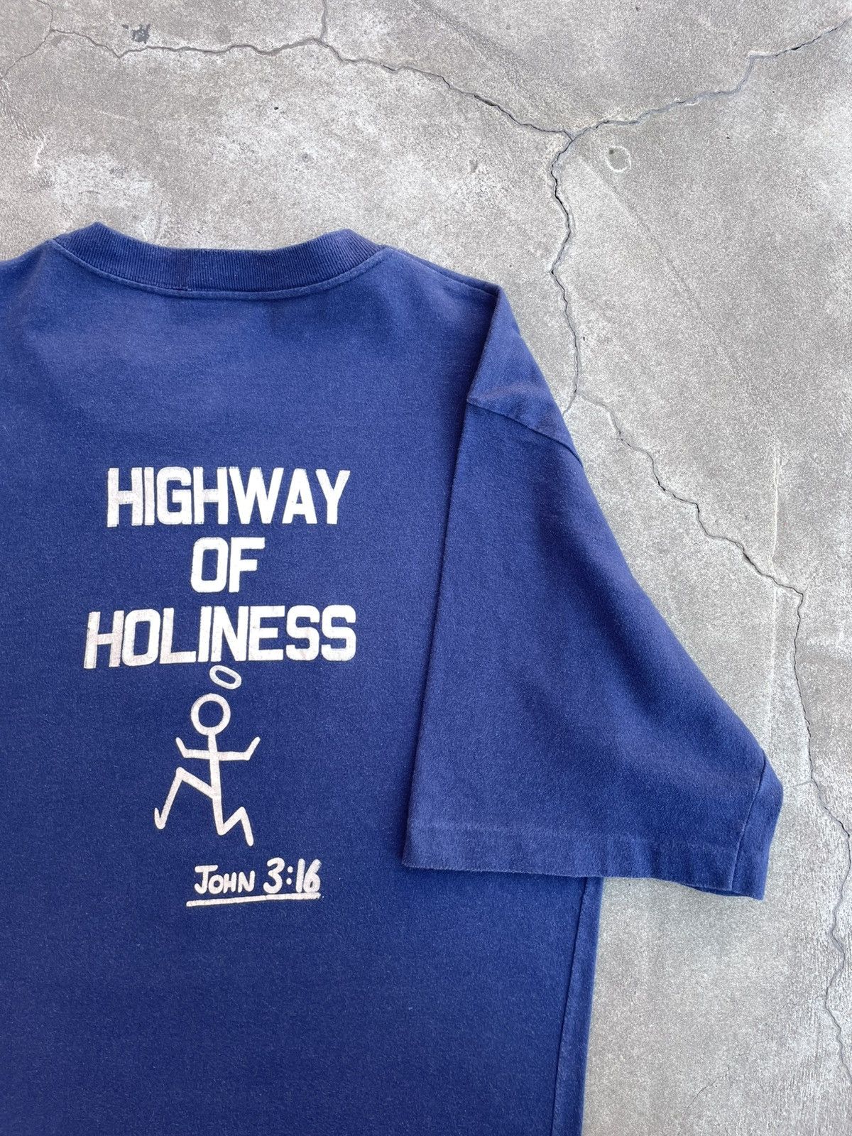 Vintage 1990s Single Stitched T-Shirt: Making Tracks for God Size US L / EU 52-54 / 3 - 10 Thumbnail