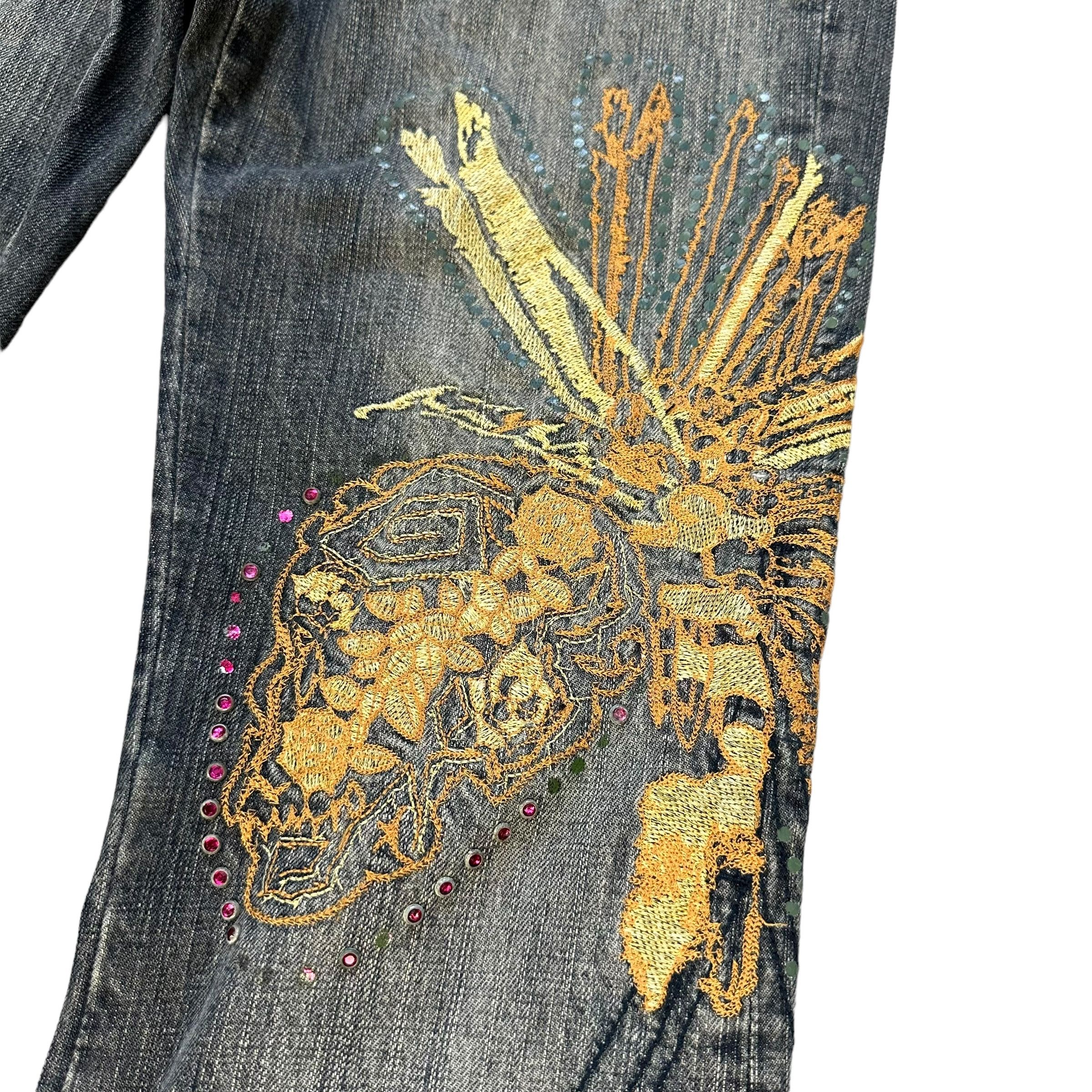 Japanese Brand TORNADO MART Very Nice Design Jeans Denim Pant #A44-1018 Size 33" - 5 Thumbnail