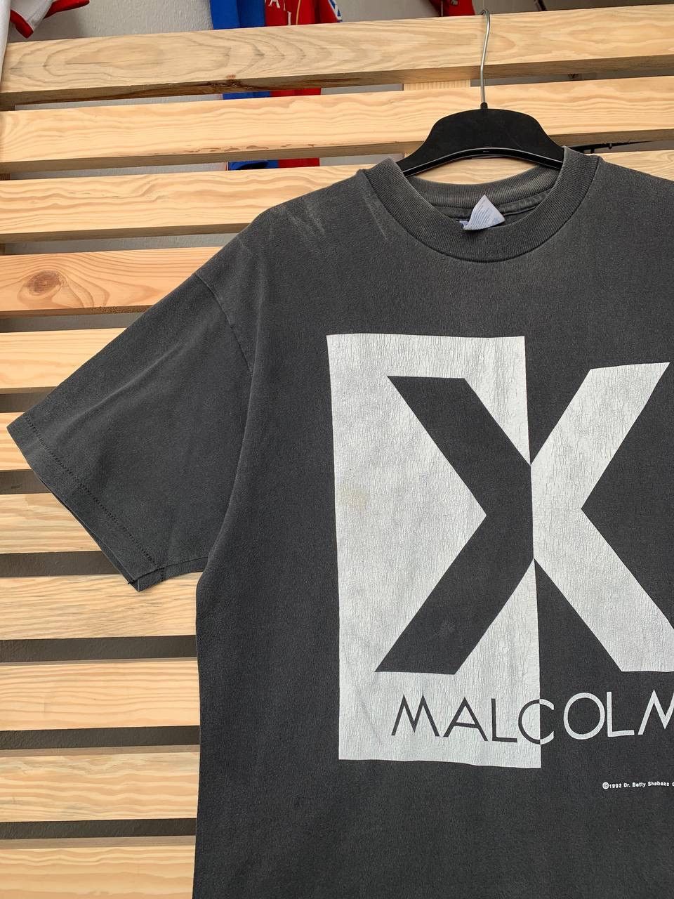Vintage Vintage Malcolm X 1992 T Shirt Size US L / EU 52-54 / 3 - 4 Thumbnail