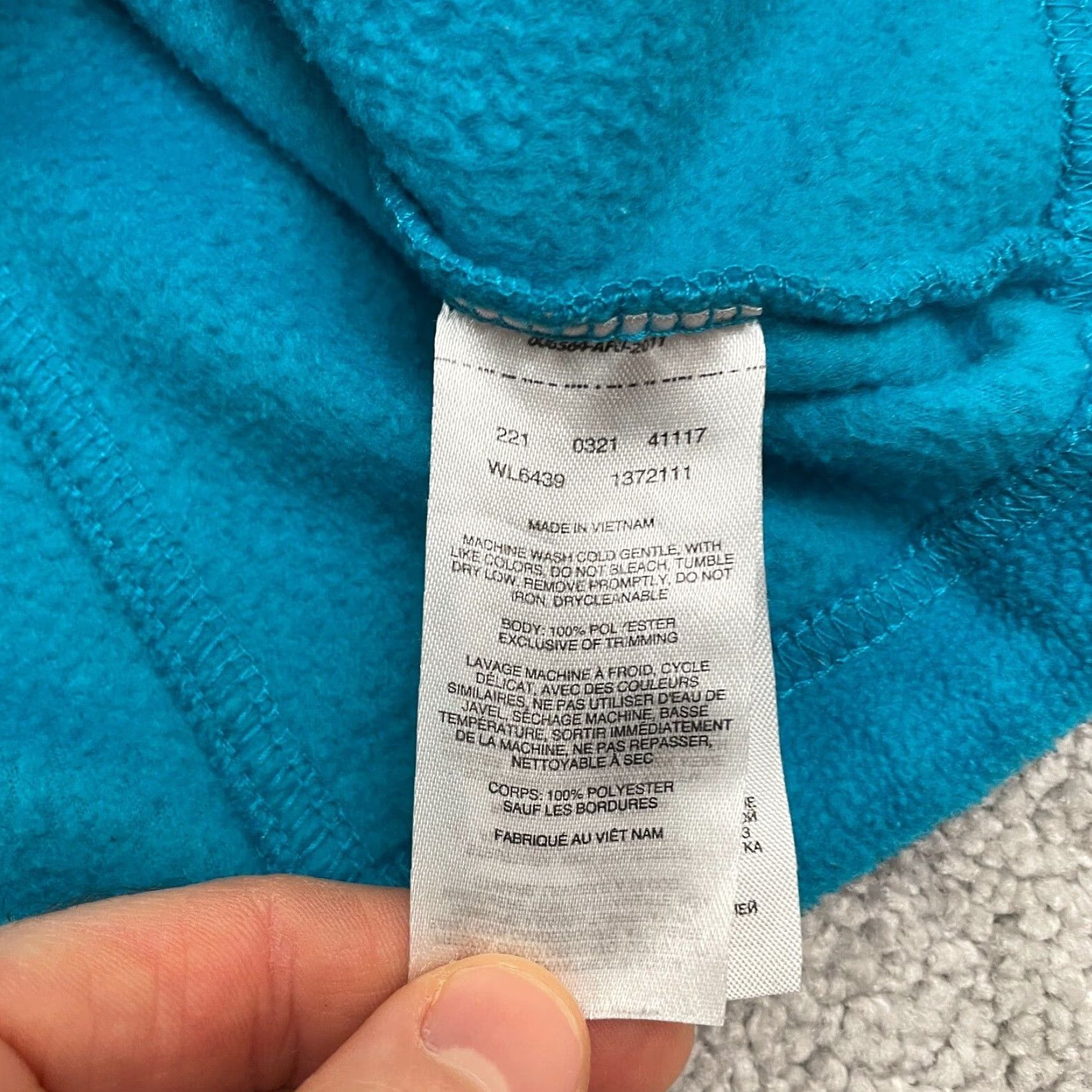 Vintage Columbia Benton Springs Fleece Jacket Womens Medium Blue Full Zip Outdoor Hiking Jacket Size M / US 6-8 / IT 42-44 - 6 Thumbnail