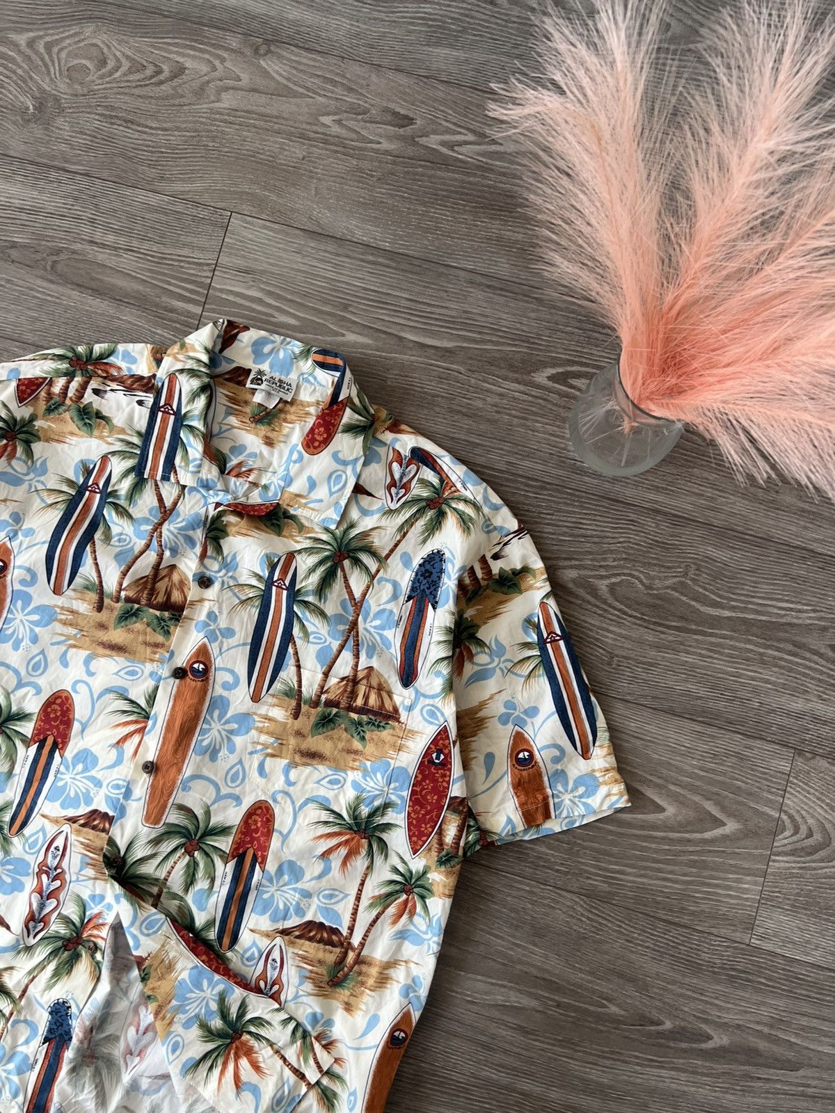 Other Rare Aloha Republic Made in Usa Hawaii Overprinted shirt Size US XXL / EU 58 / 5 - 2 Thumbnail