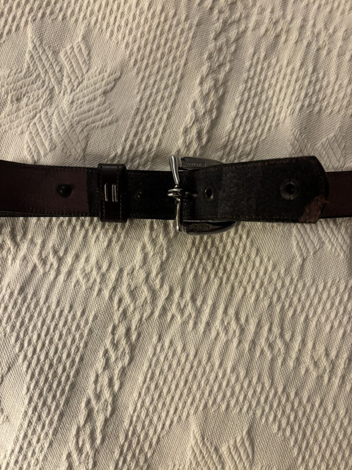 Other TORY brown belt w/ raised center Size 36 - 6 Thumbnail