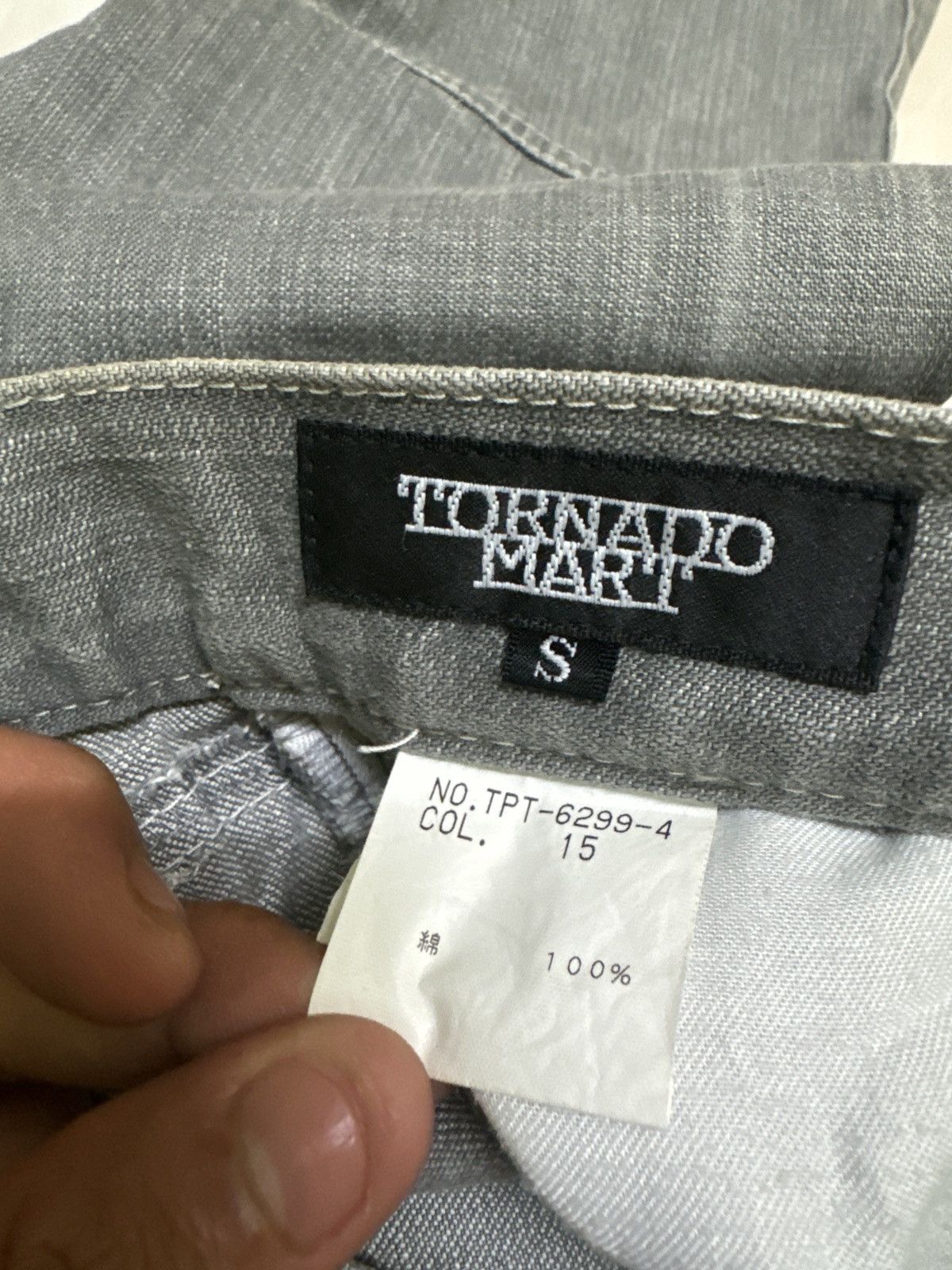 Tornado Mart Flare Tornado Mart Double Laced Denim jeans Size US 29 - 11 Thumbnail