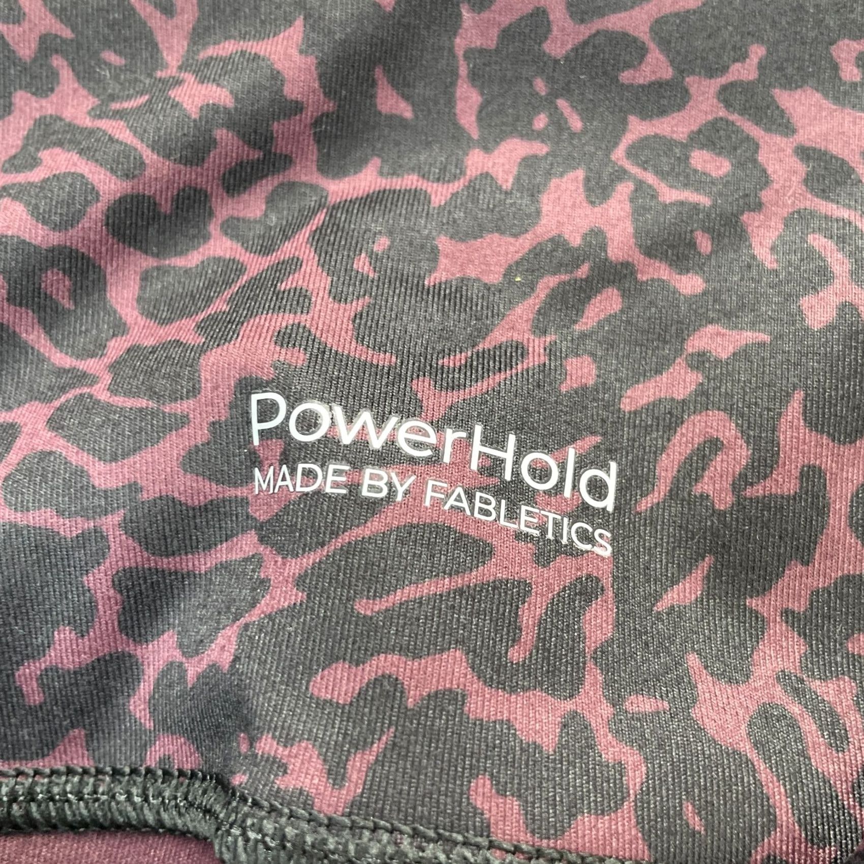 Fabletics Fabletics Leggings Womens Small Red Leopard Print Stretch High Waisted - Activewear Size 28" / US 6 / IT 42 - 3 Thumbnail