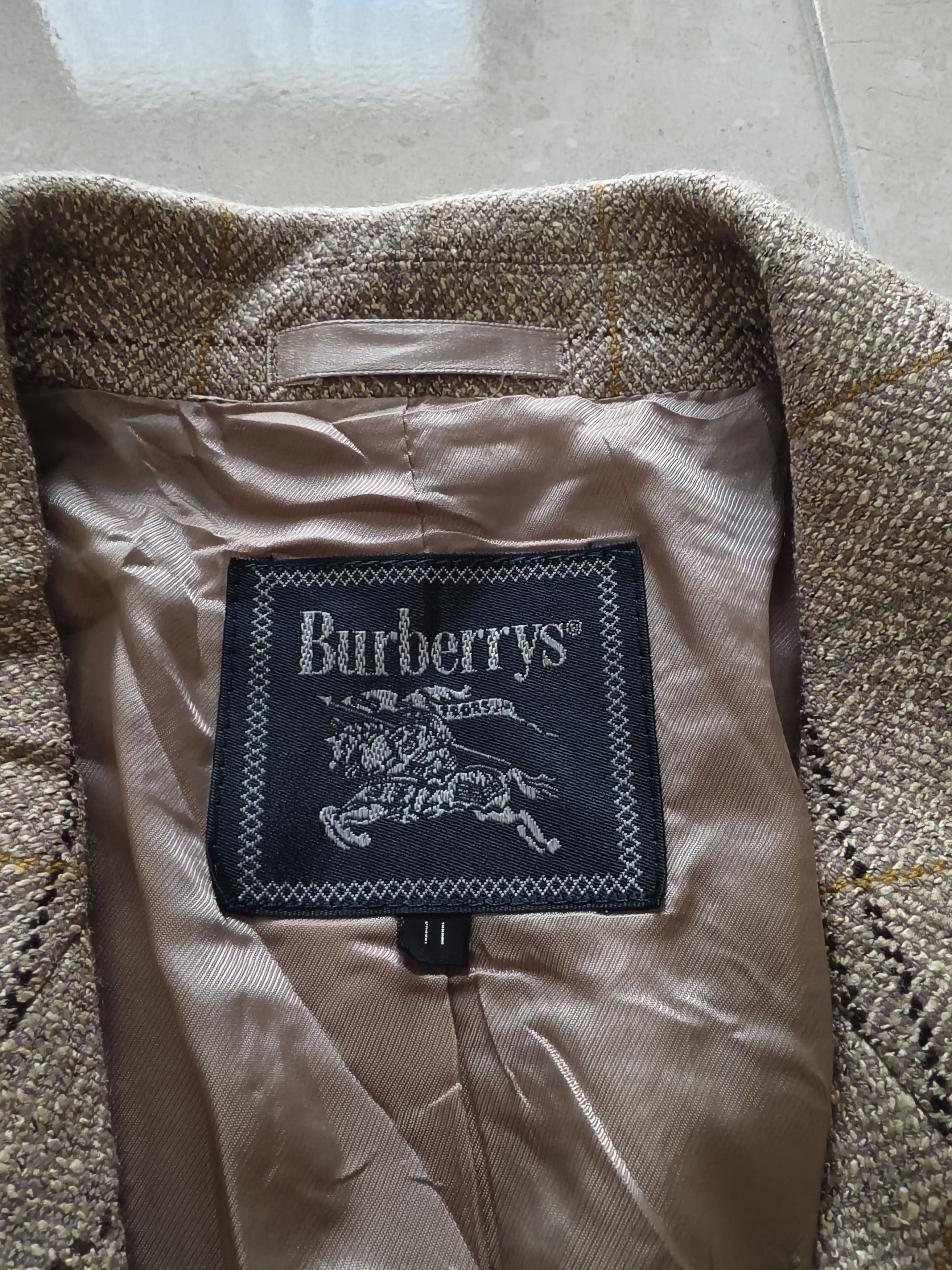 Burberry × Burberry Prorsum × Vintage 🔥STEALS🔥Very Rare Vintage Burberry Silk Lining Coat Size S / US 4 / IT 40 - 6 Thumbnail