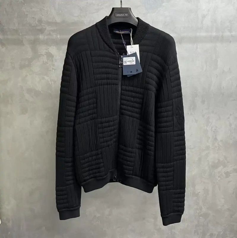 Louis Vuitton Black Cotton Men's Jacket 0089