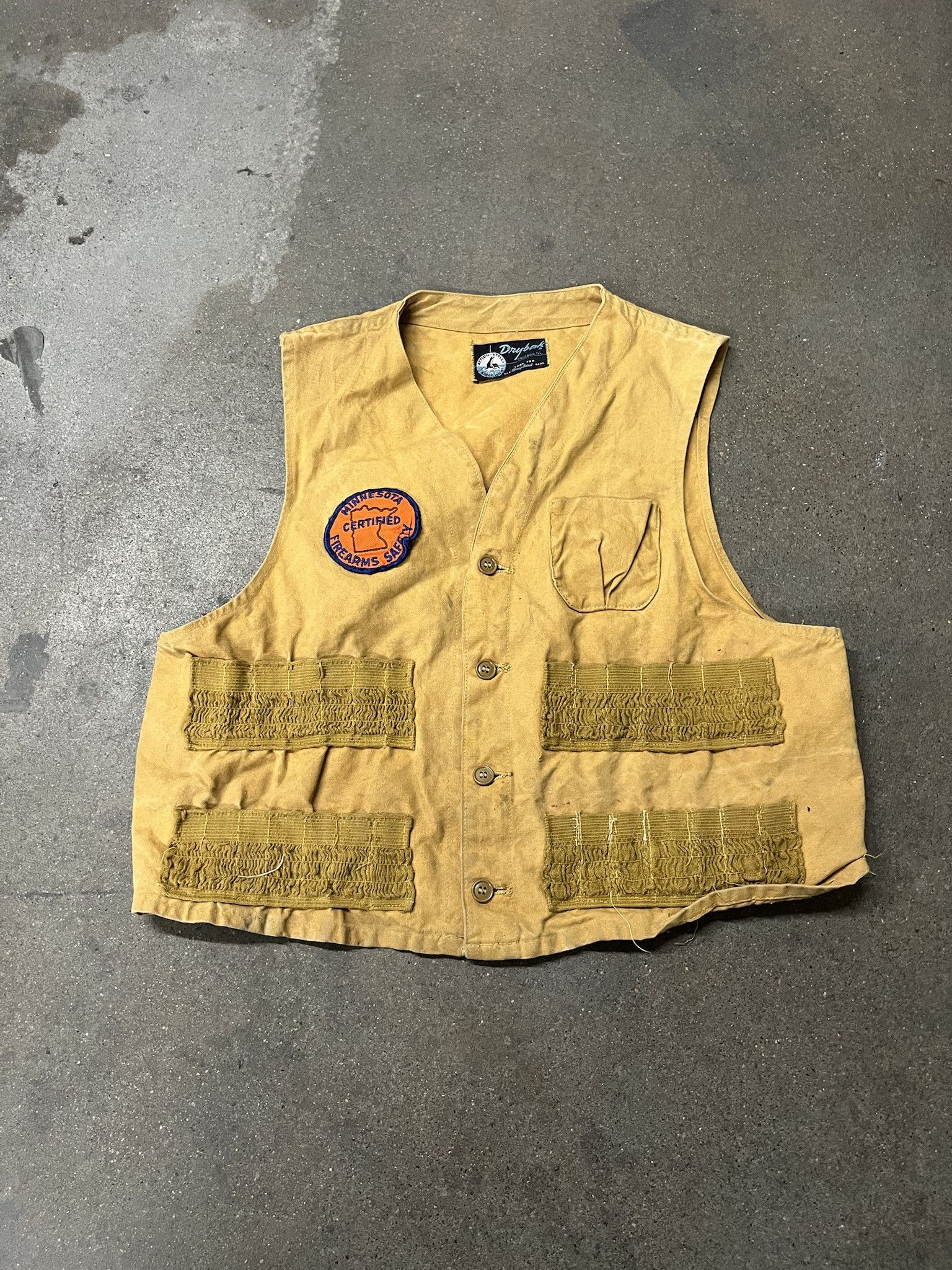 Carhartt × Vintage Vintage 1980s DryBak Firearm Safety Patch Canvas Vest Size S Size US S / EU 44-46 / 1 - 1 Thumbnail