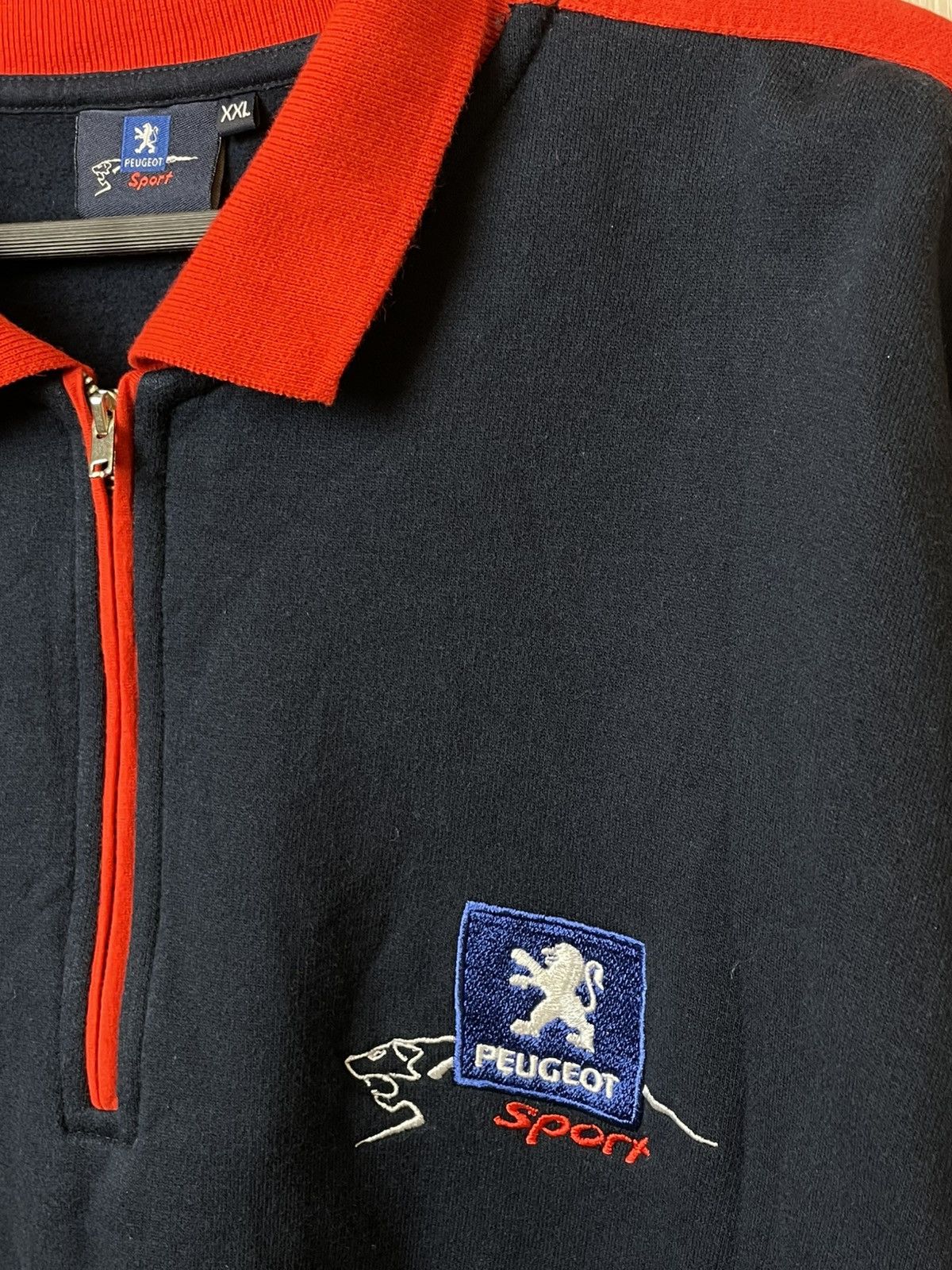 NASCAR × Vintage Peugeot Sport Racing 1/4 Zip Sweater Size US XXL / EU 58 / 5 - 3 Thumbnail