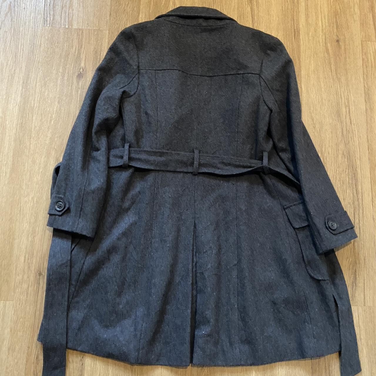 Other Grey and black wool blend trench coat with belt, Size US S / EU 44-46 / 1 - 2 Thumbnail