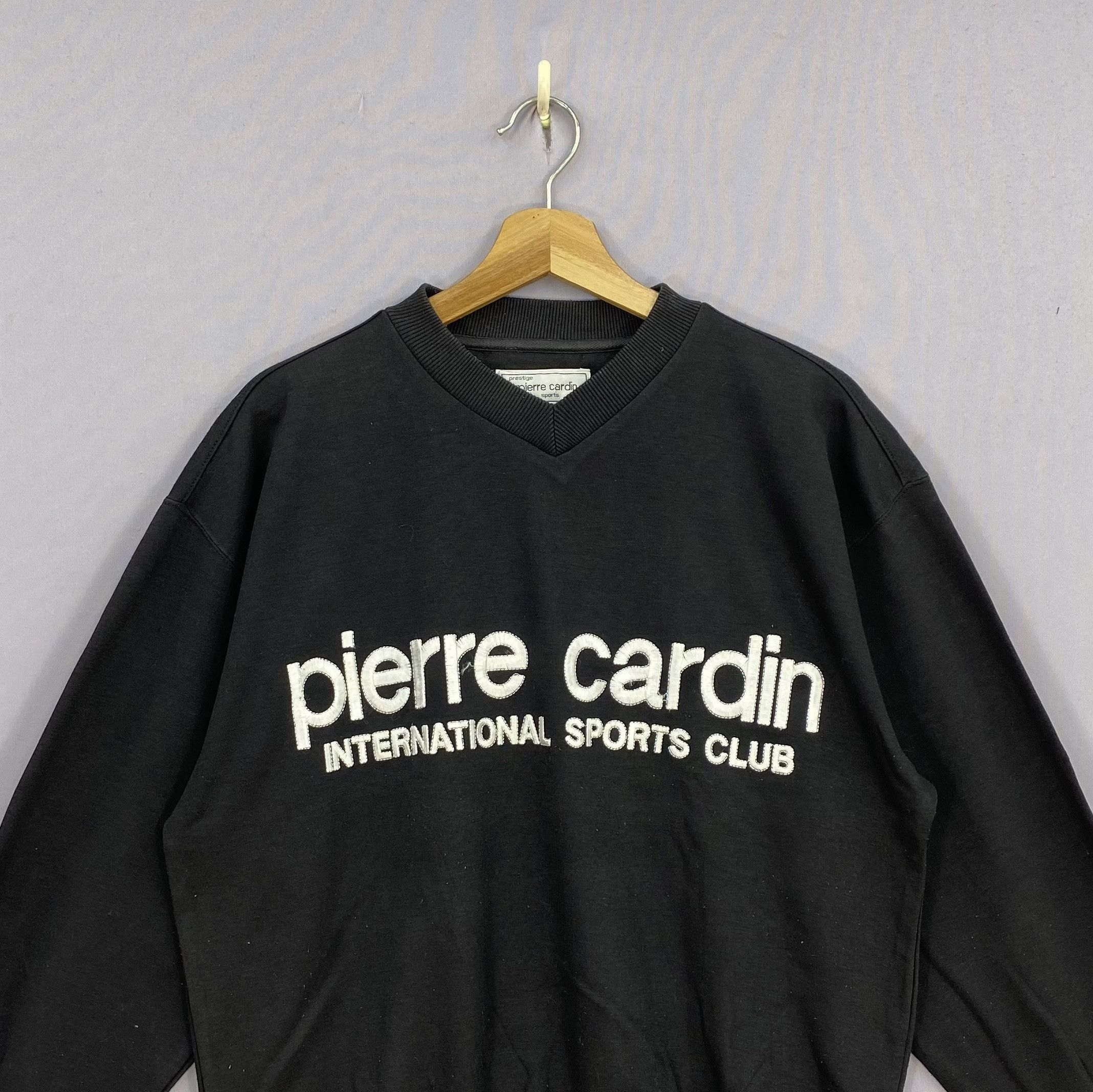 Vintage Vintage 90s Pierre Cardin Sweater Spell Out Pullover Jumper Size US M / EU 48-50 / 2 - 3 Thumbnail