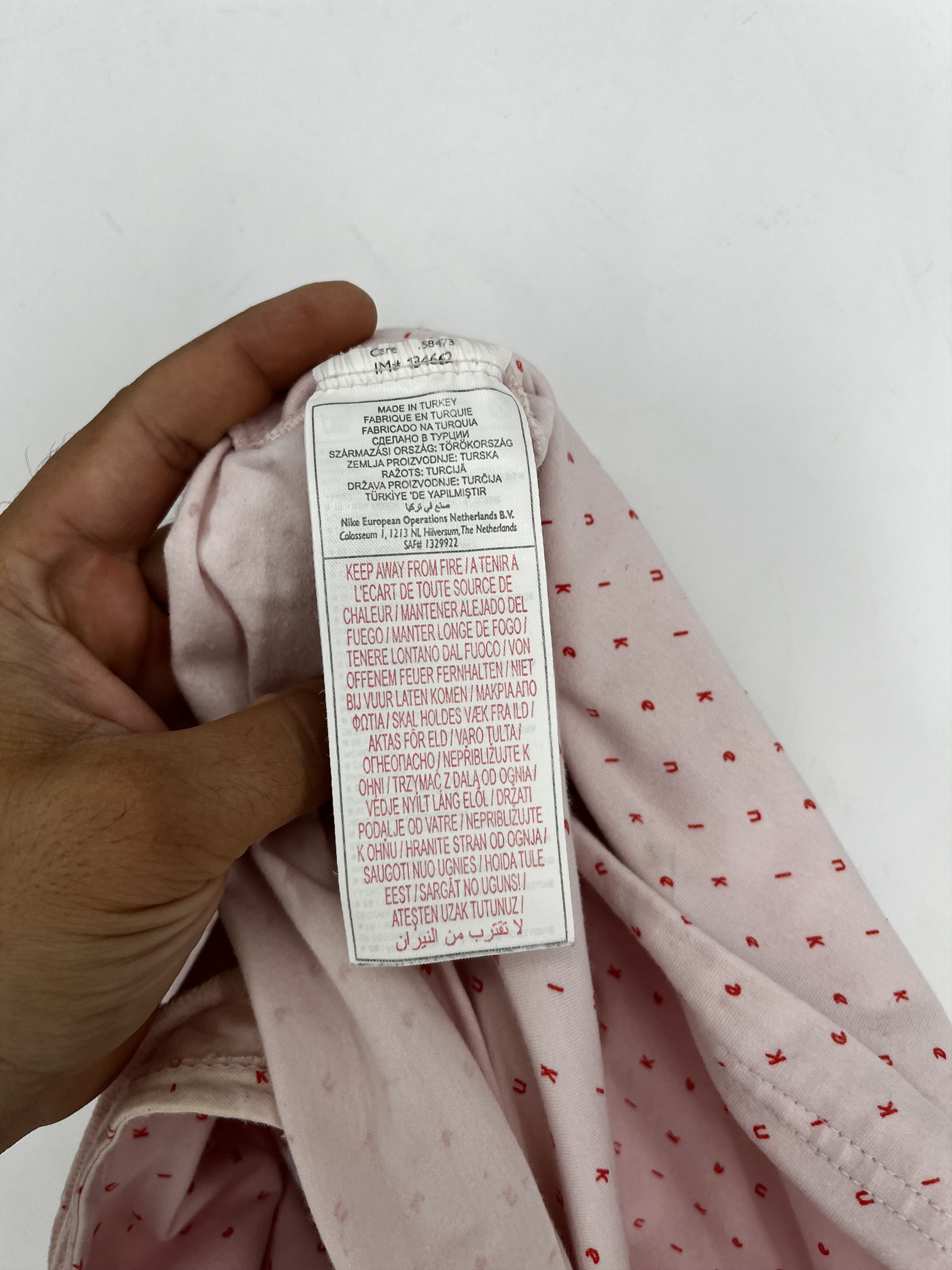 Nike Remera Nike Logo Rosa Talle M Escote Lycra Gruesa Impecable Size S / US 4 / IT 40 - 4 Thumbnail