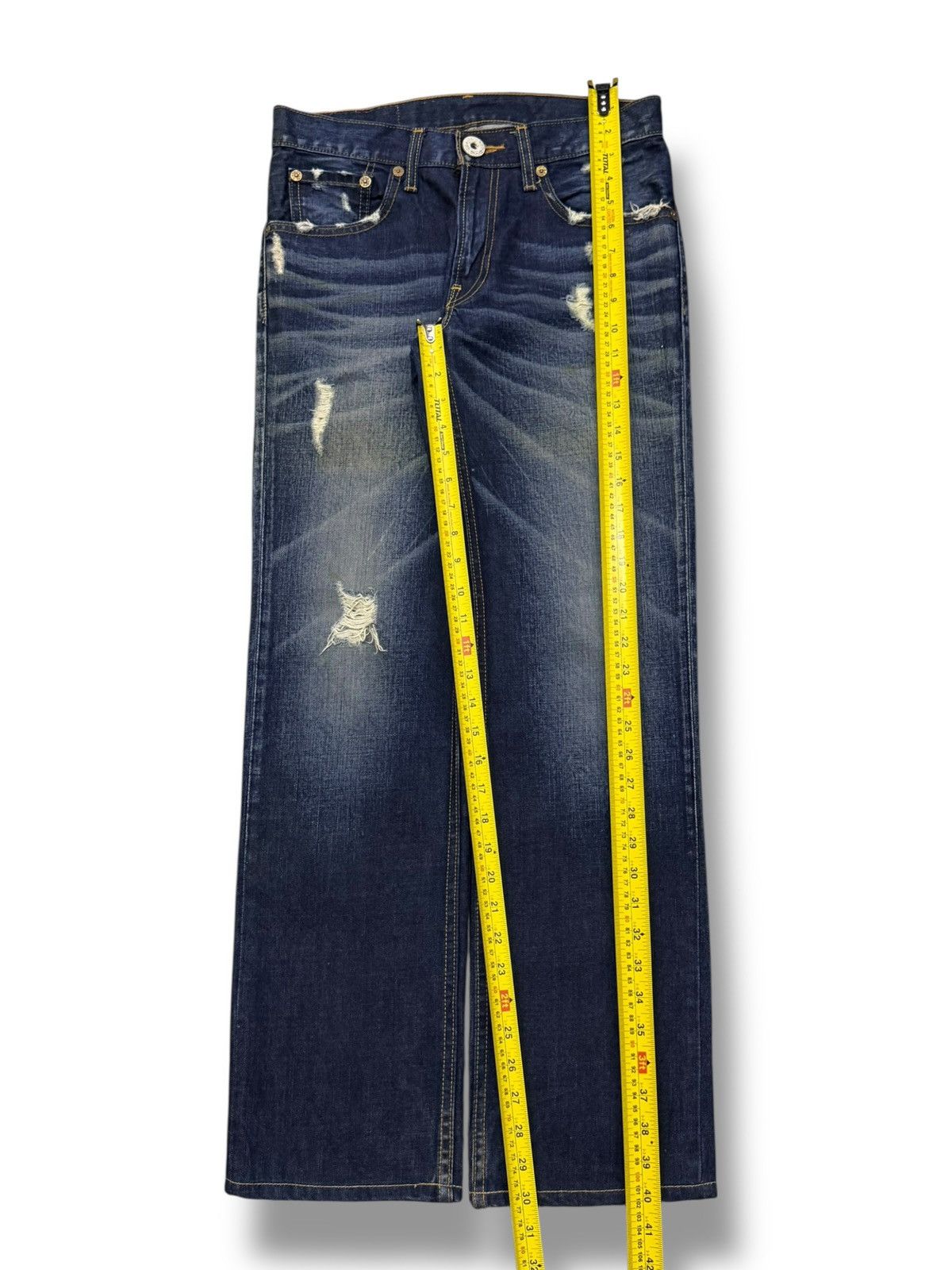Levi's Vintage Levi’s 502 Denim Jeans | Whisker Wash Distressed W30 Size US 30 / EU 46 - 15 Thumbnail