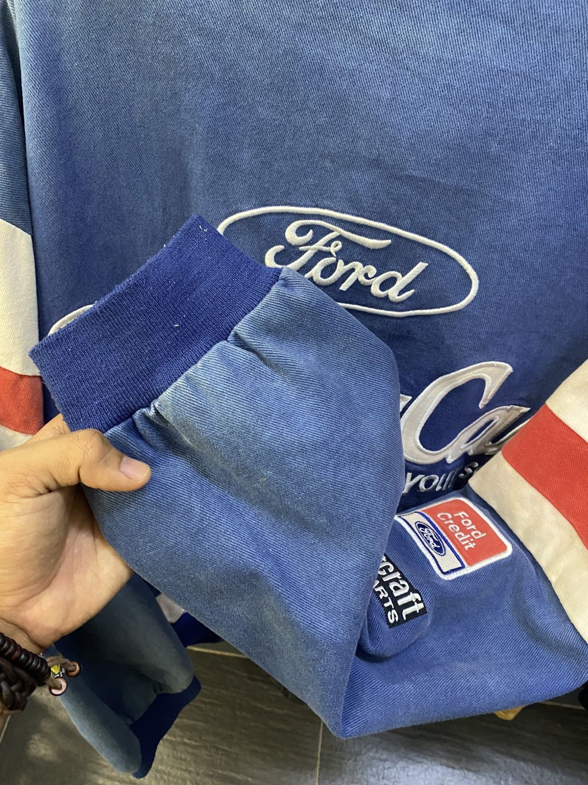 NASCAR OFFER ME NOW ‼️VTG NASCAR Racing Jacket Ford 🔥 Size US XL / EU 56 / 4 - 17 Thumbnail