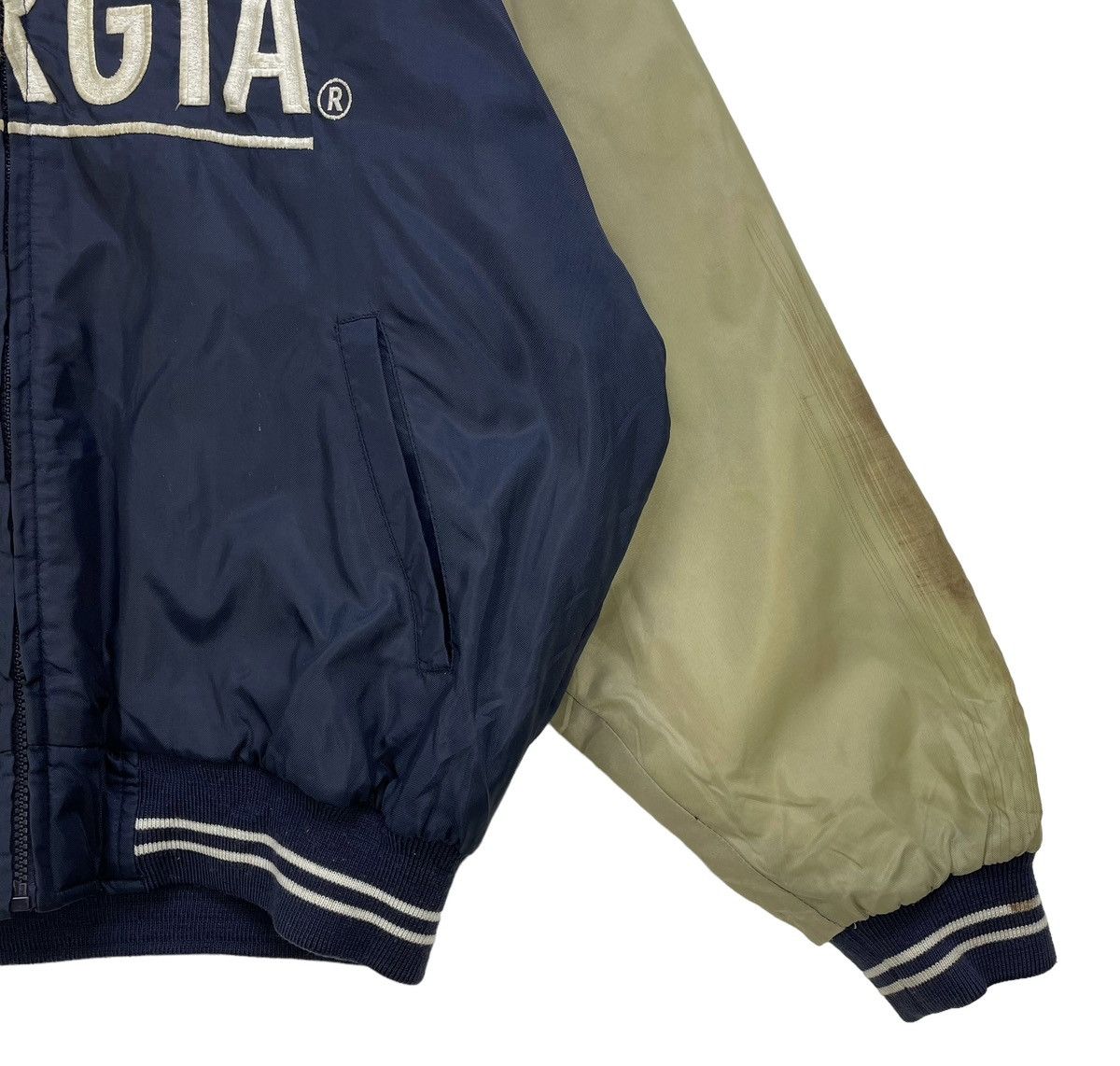 Japanese Brand 💥Vintage Bomber Raglan Georgia Embroidery Jacket Size US M / EU 48-50 / 2 - 5 Thumbnail