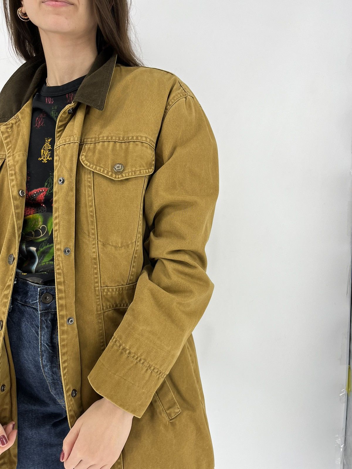 Japanese Brand × Kenzo × Vintage Vintage 1990s KENZO JEANS Women's Jacket Made In France Size L / US 10 / IT 46 - 4 Thumbnail