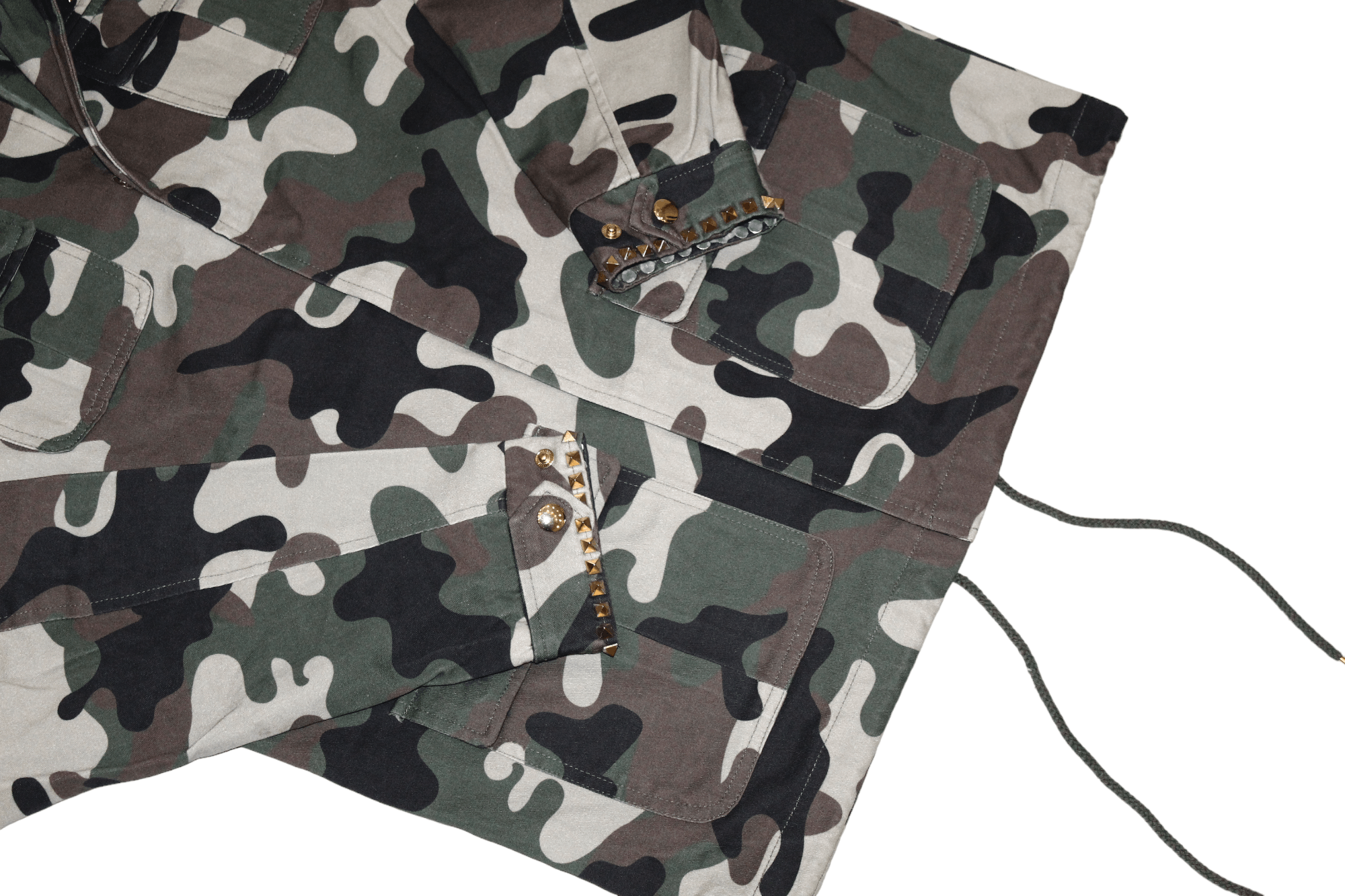 Standard Issue Y2K 🔥 Standard Issue Nyc M65 Camo Studded Coach Jacket Size US S / EU 44-46 / 1 - 5 Thumbnail