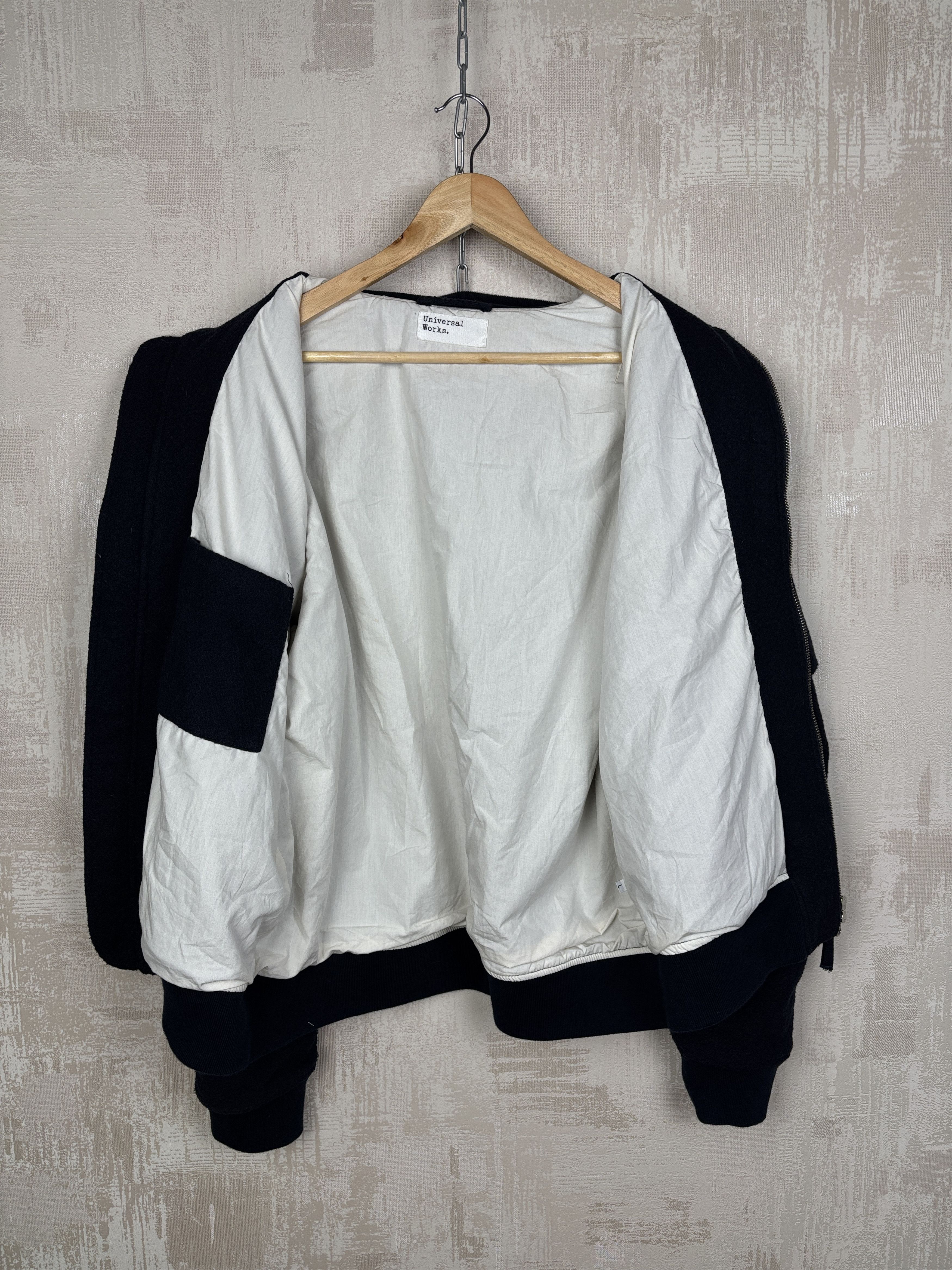 Universal Works Universal Works Wool Blend Bomber Navy Blue Size US L / EU 52-54 / 3 - 10 Thumbnail