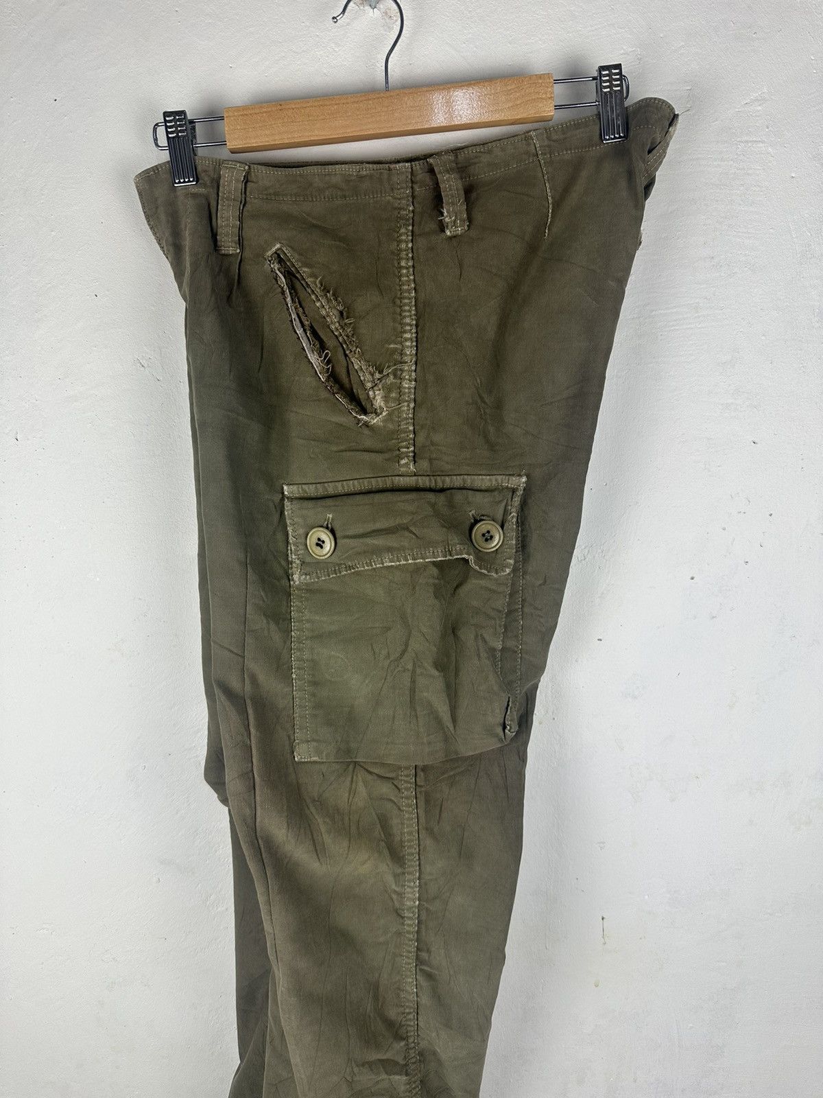 If Six Was Nine CARGO PANTS HR MARKET DRAWSTRING MULTIPOCKET SENDITIONARIES Size US 29 - 19 Thumbnail