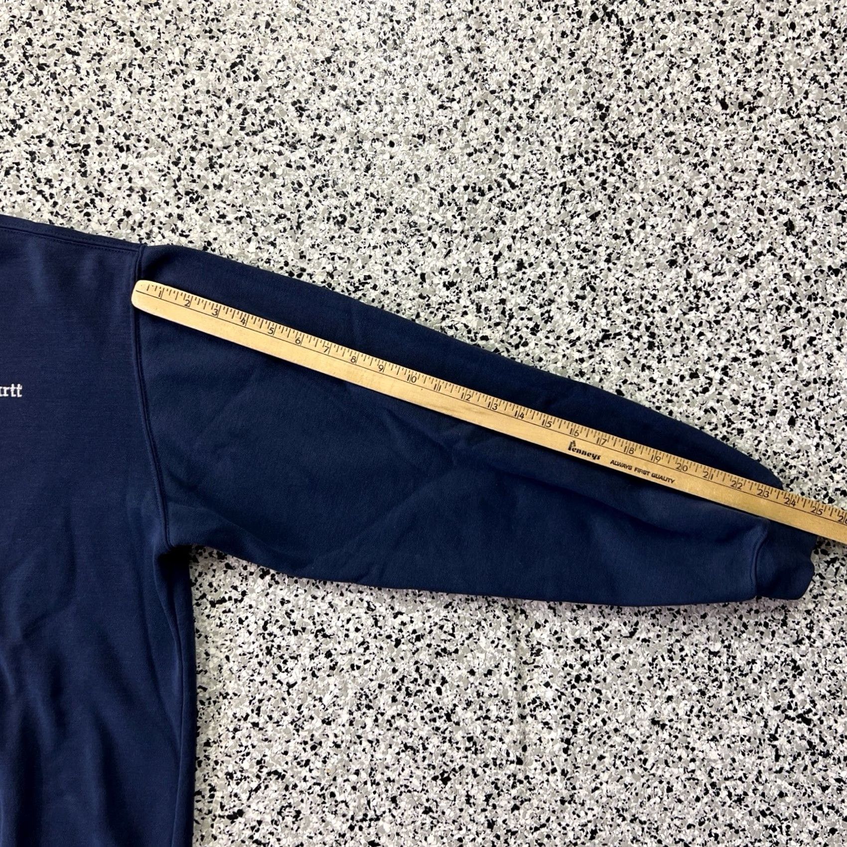 Carhartt VINTAGE Carhartt Sweatshirt Mens 2XL Blue Crewneck Rugged Outdoor Wear 90s Outdoor Logo Embroidered Heavyweight Wool Blend Knit Fleece Raded Size US XXL / EU 58 / 5 - 2 Thumbnail
