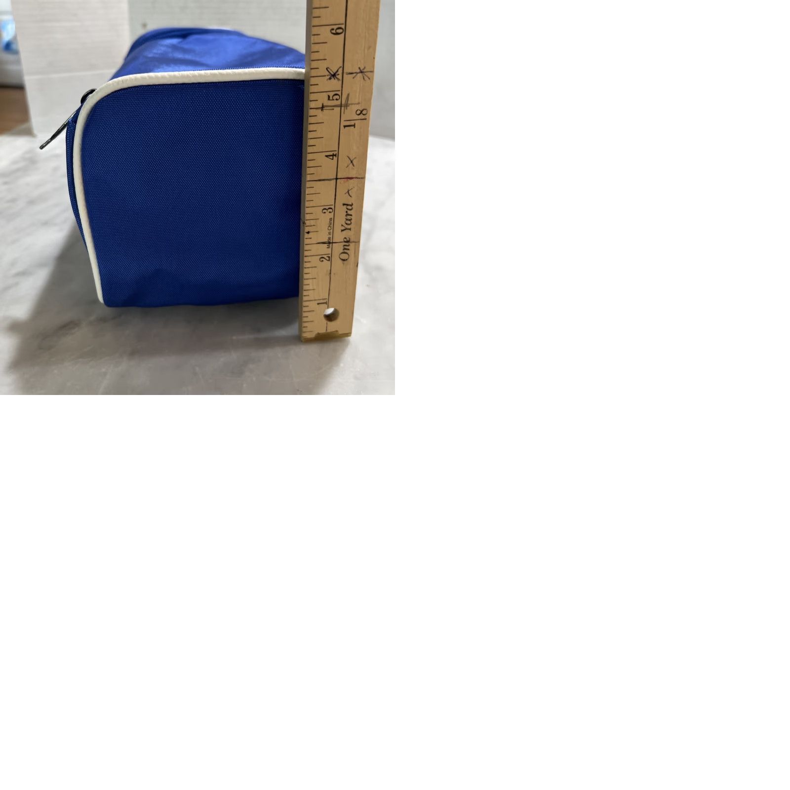 PONY Pony Travel Toiletry Bag Dopp Blue Zipper Inside Pockets MSRP 5 NWT Men Travel Polyester Clutch Bag 10”x5.5”x5” Size ONE SIZE - 10 Thumbnail
