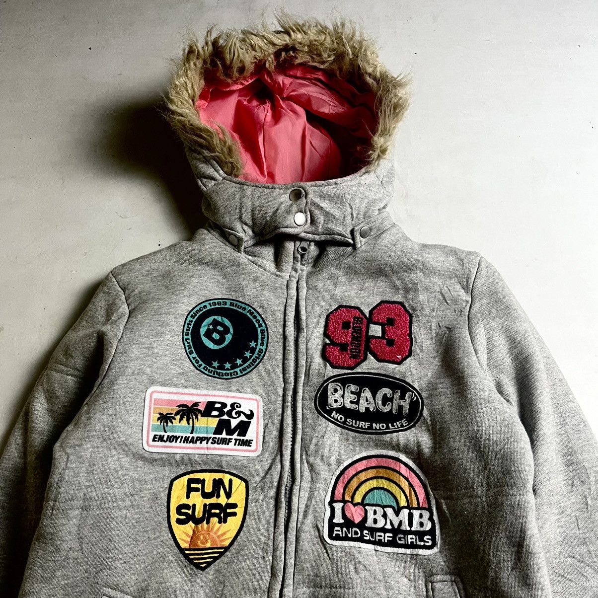 If Six Was Nine 2000’s Blue Moon Blue Patch fur hooded jacket Size US M / EU 48-50 / 2 - 2 Thumbnail