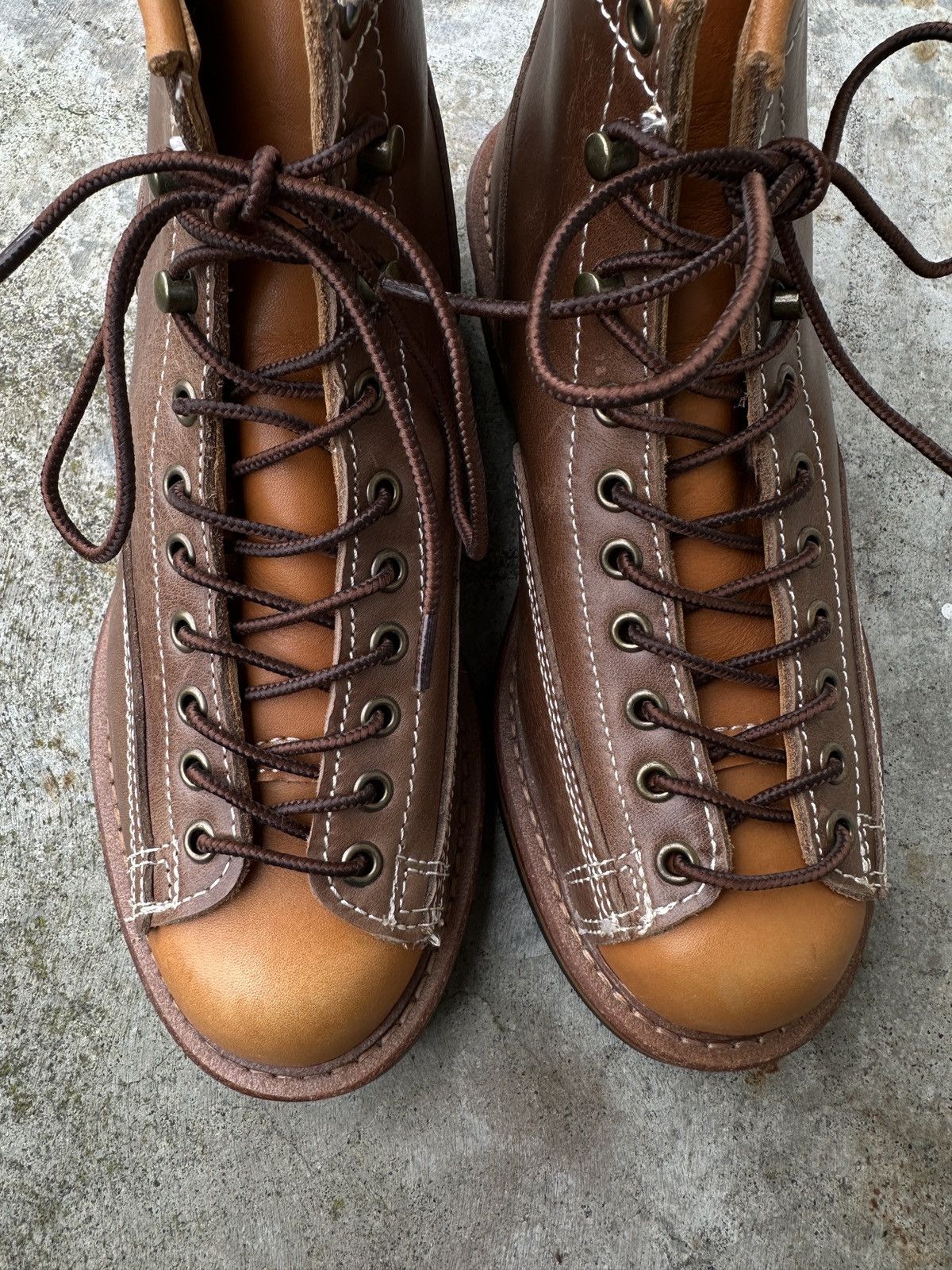 Vintage Monkey hiking welt construction leather redwing boot Size US 6.5 / EU 39-40 - 8 Thumbnail