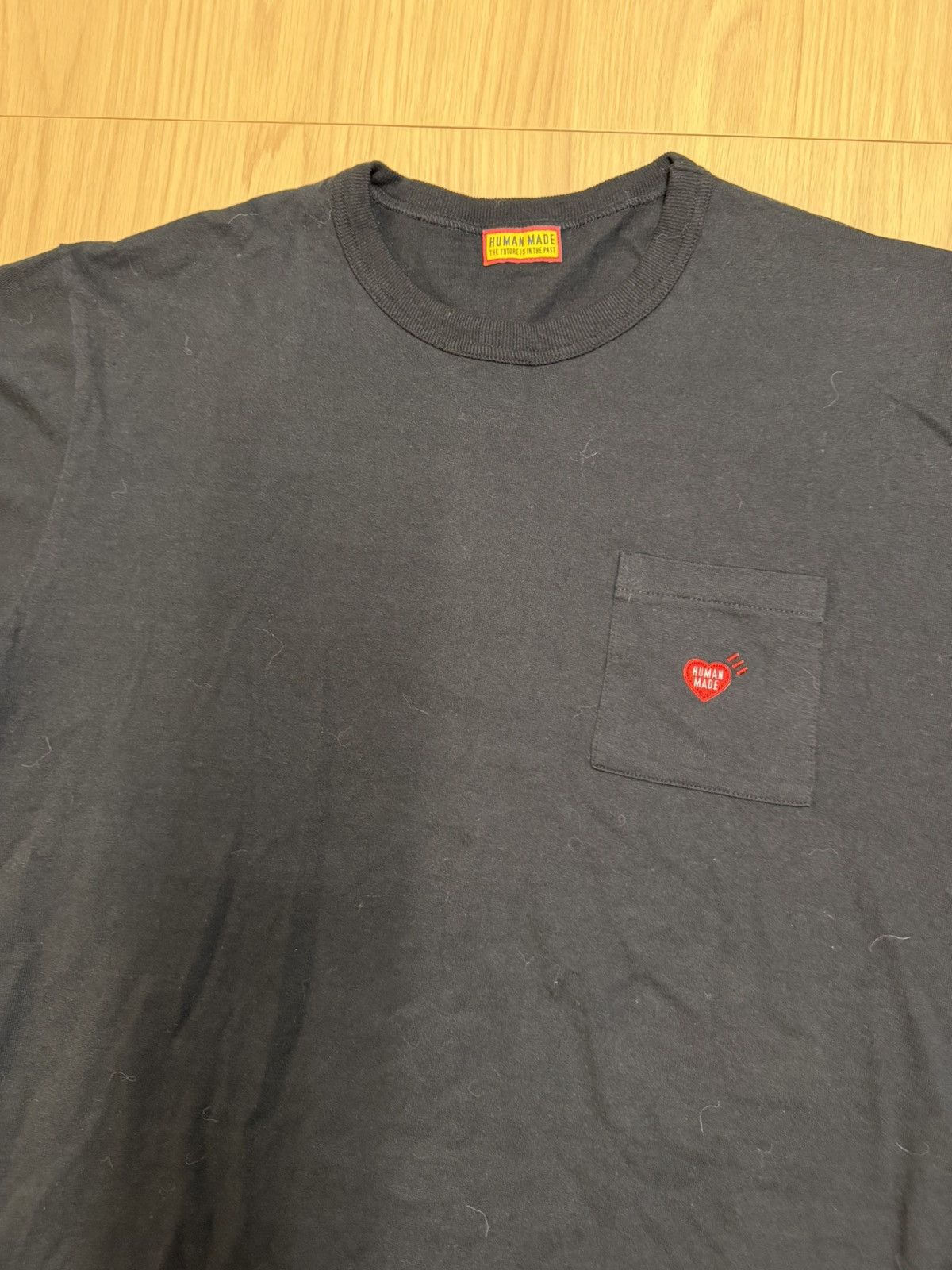 Human Made Human Made Pocket Tee – Black Heart Logo Tee (Japan) Size US XL / EU 56 / 4 - 4 Thumbnail