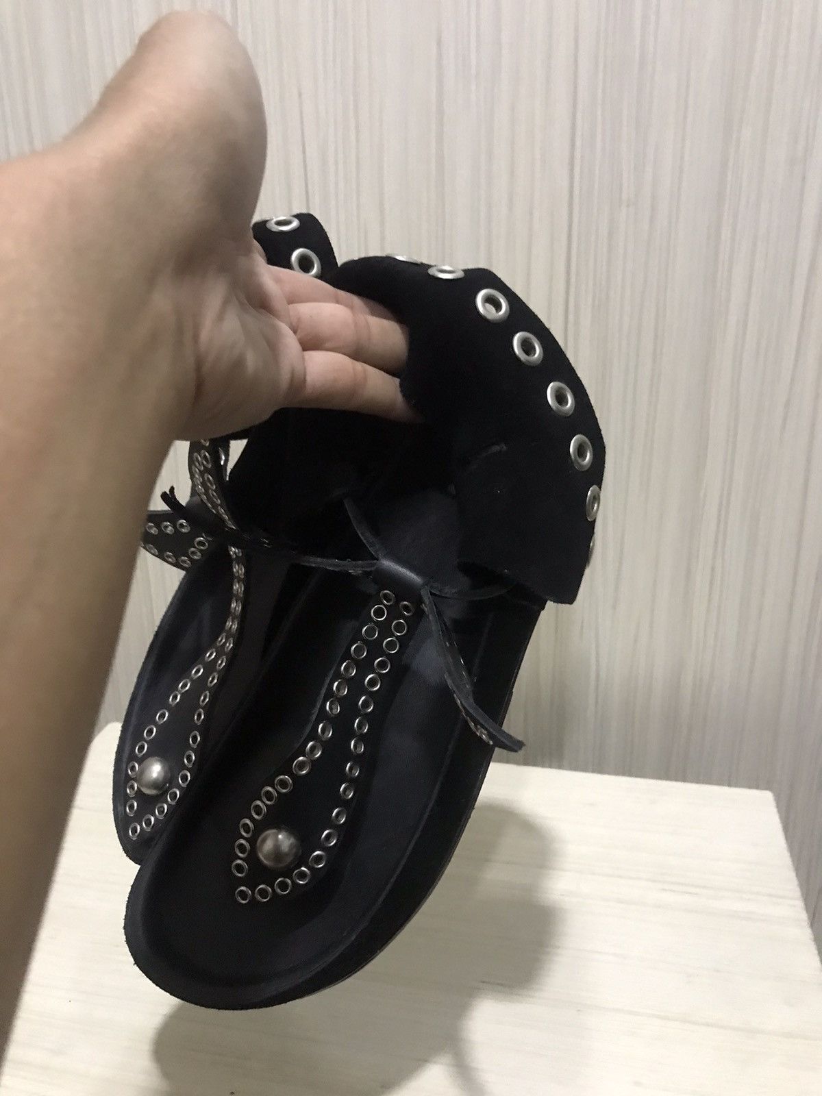 Designer Isabel Marant Leather Sandals Size US 7.5 / IT 37.5 - 5 Thumbnail