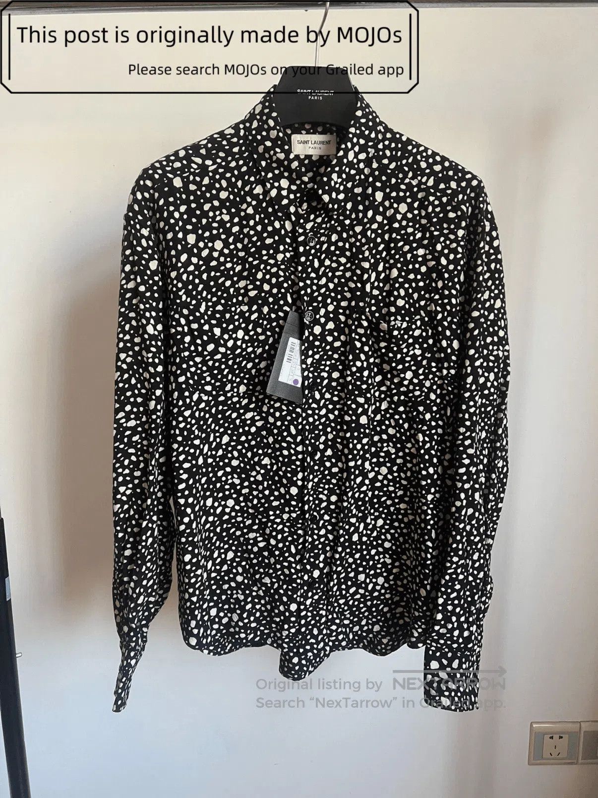 Saint Laurent Paris Sz 39 Saint Laurent Paris 20SS Leopard Shirt mojos150824. Size US M / EU 48-50 / 2 - 1 Thumbnail