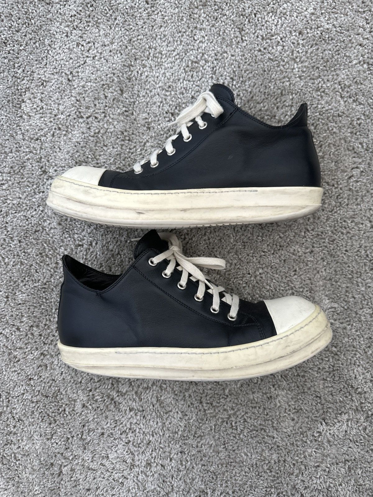 Rick Owens Ramones Low Leather