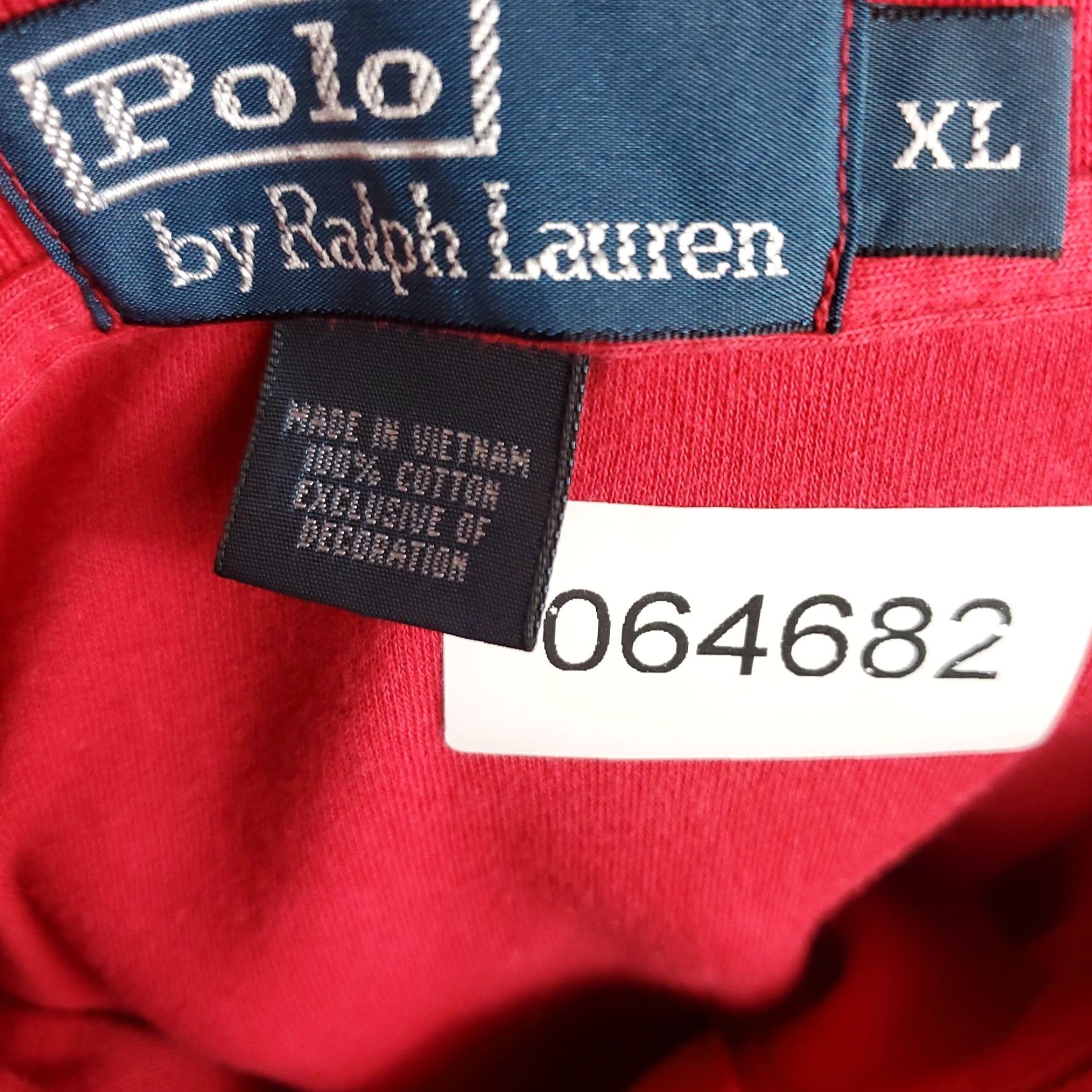 Ralph Lauren Ralph Lauren Polo Shirt Adult XL Red Polo Shirt Mens Size US XL / EU 56 / 4 - 8 Thumbnail