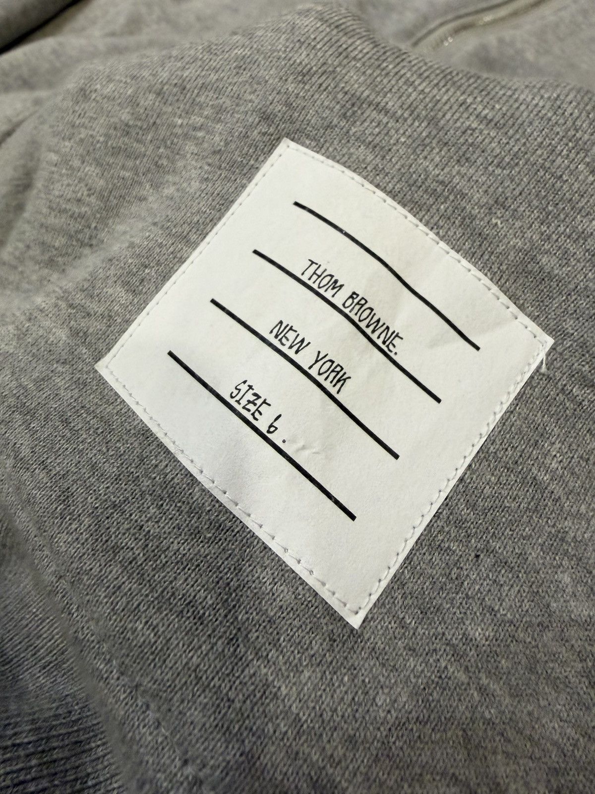 Thom Browne Thom Browne 4Bar Full Zip Hoodie - Grey Size US XL / EU 56 / 4 - 4 Thumbnail