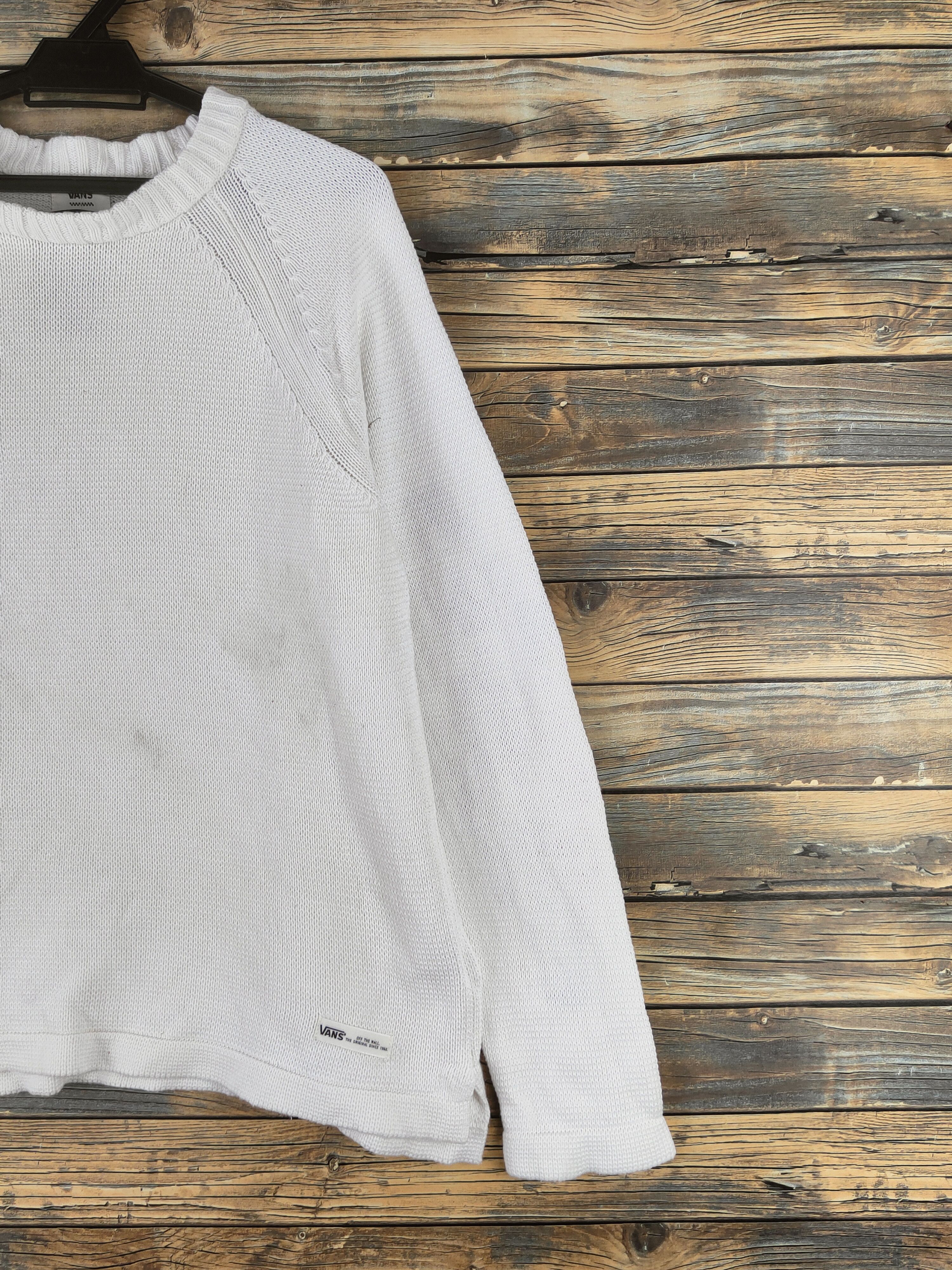 Vans DL Vans White Knitwear Sweatshirts #46-128 Size US M / EU 48-50 / 2 - 5 Thumbnail