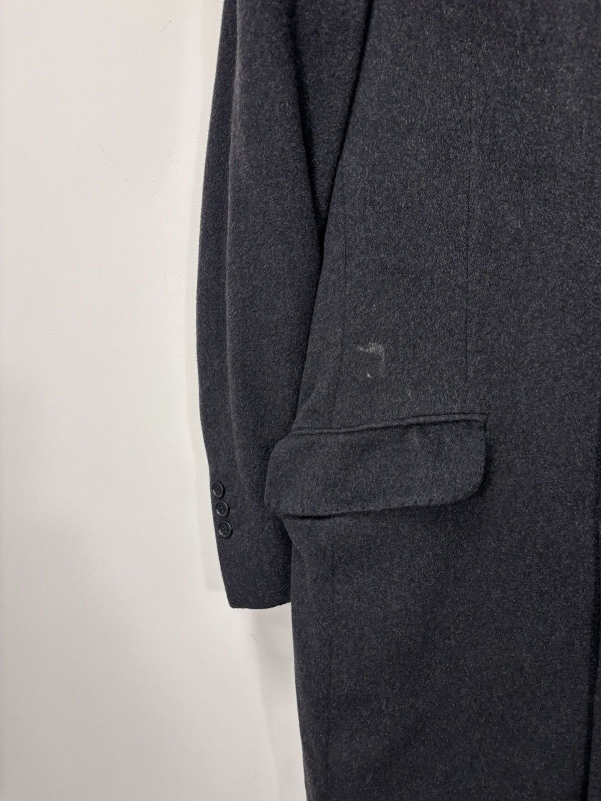 Other Duetz Men’s Charcoal Grey Tessile d’Oro Cashmere Overcoat Size US M / EU 48-50 / 2 - 6 Thumbnail